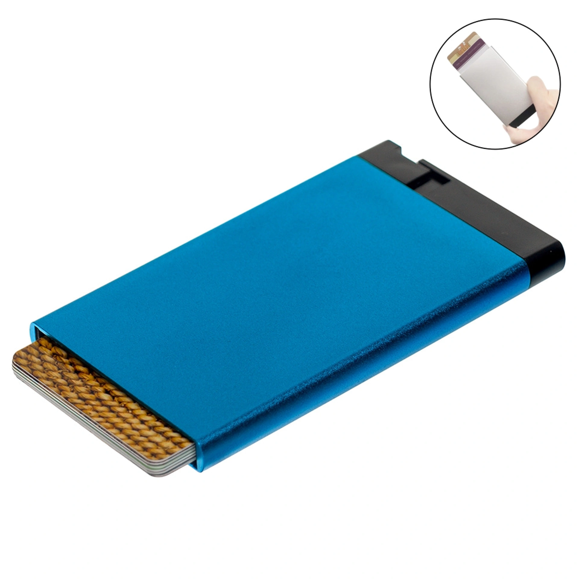 Футляр для платіжних карт (картхолдер) з RFID-захистом - Синій