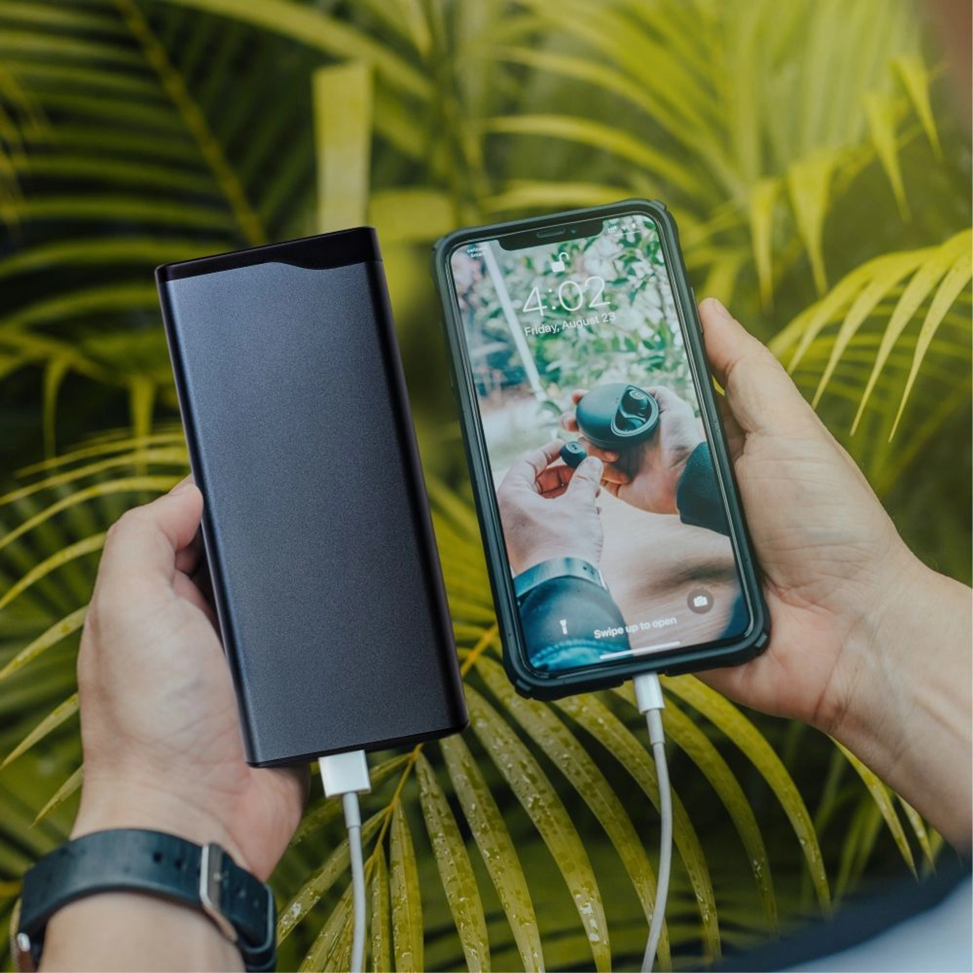 Повербанк 20000 mAh TheGeneral TurboCharge, цифровий індикатор - Графітовий