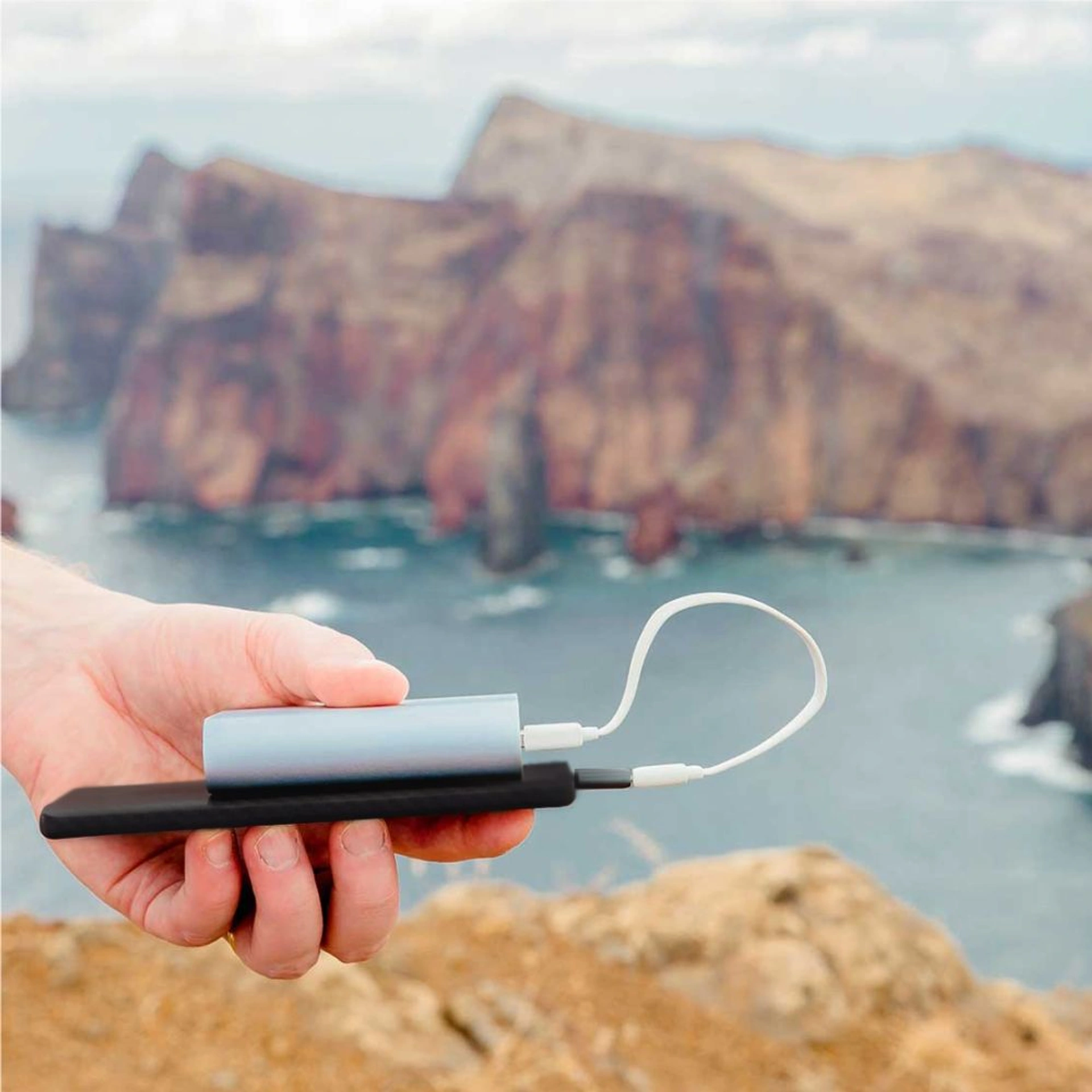 Повербанк 10000 mAh TheGeneral SwiftPower, світлодіодний індикатор - Чорний