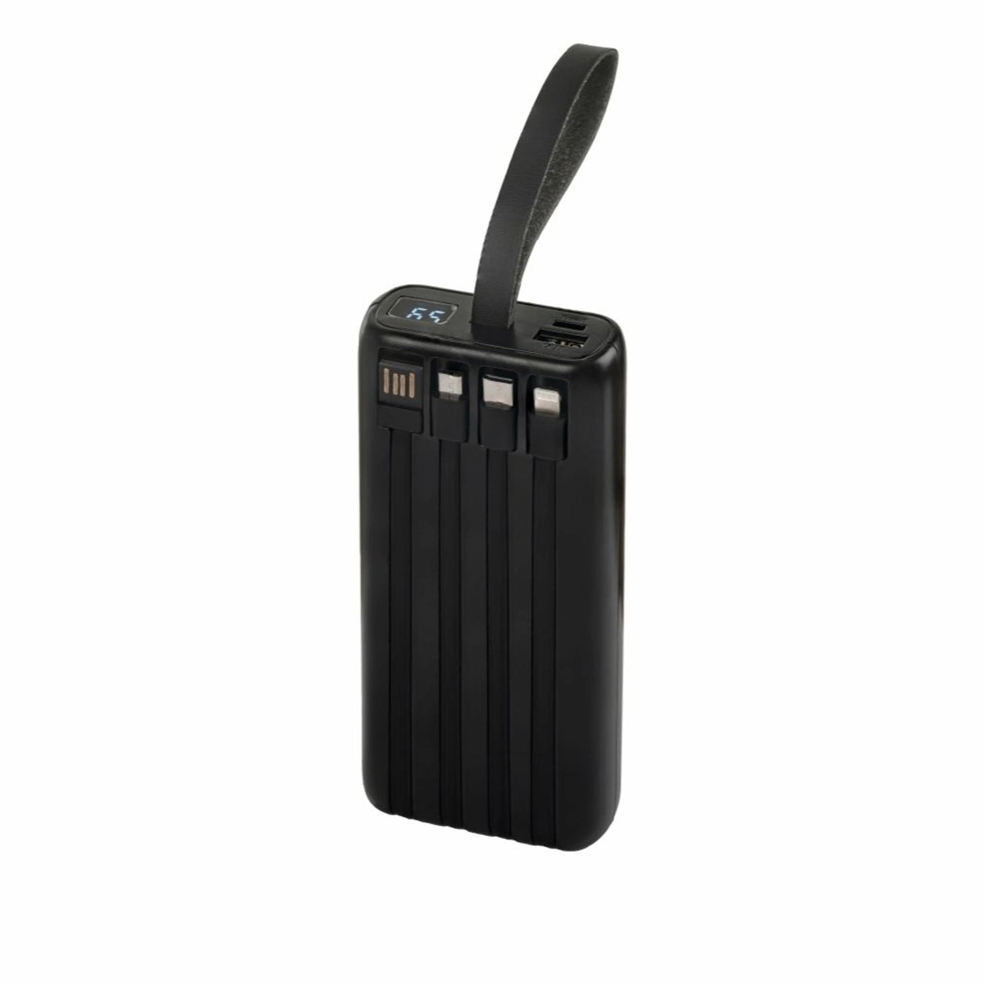 Повербанк 20000 mAh TheGeneral PowerPulse, цифровий індикатор - Чорний