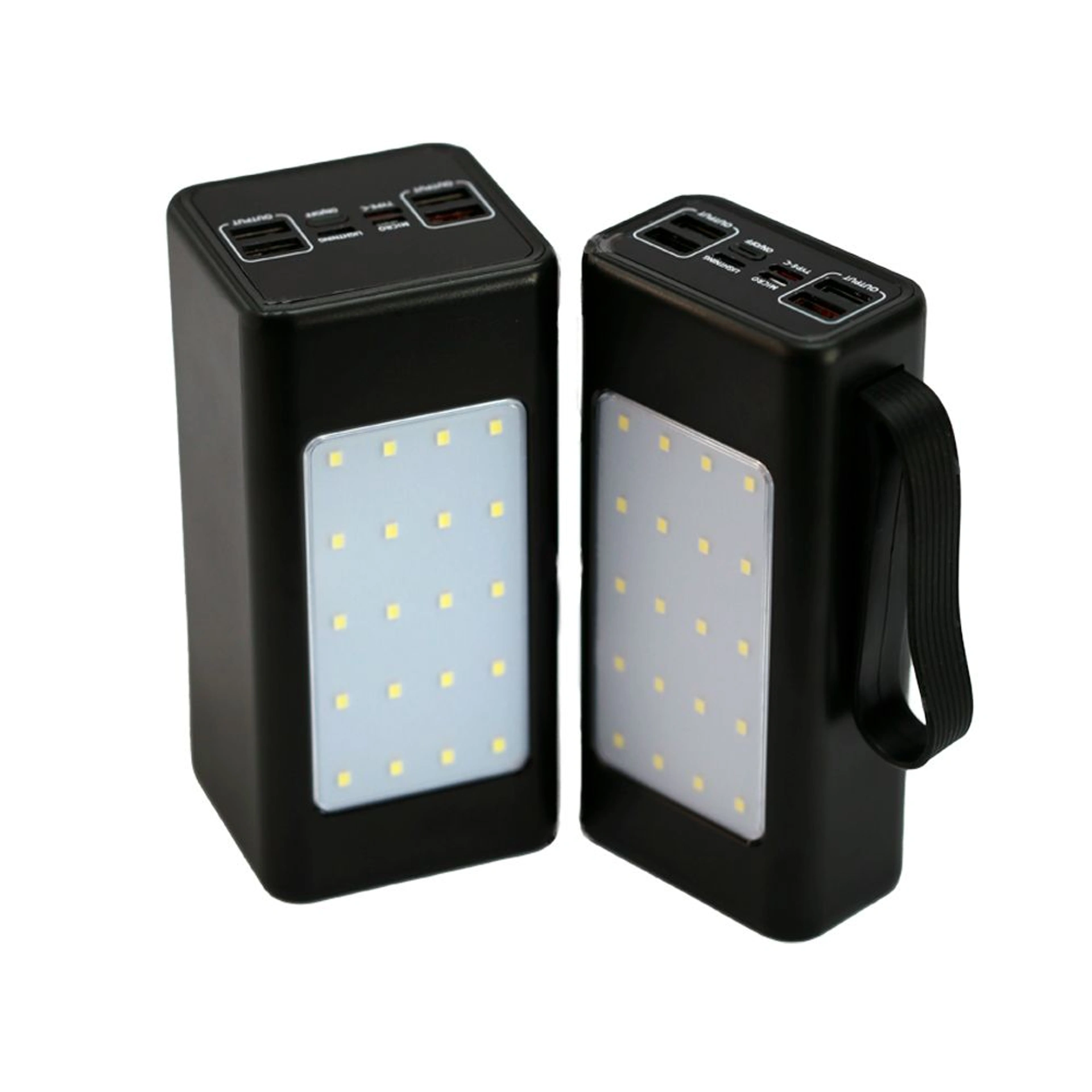 Повербанк 50000 mAh TheGeneral Diran, LED підсвічування, цифровий індикатор - Чорний