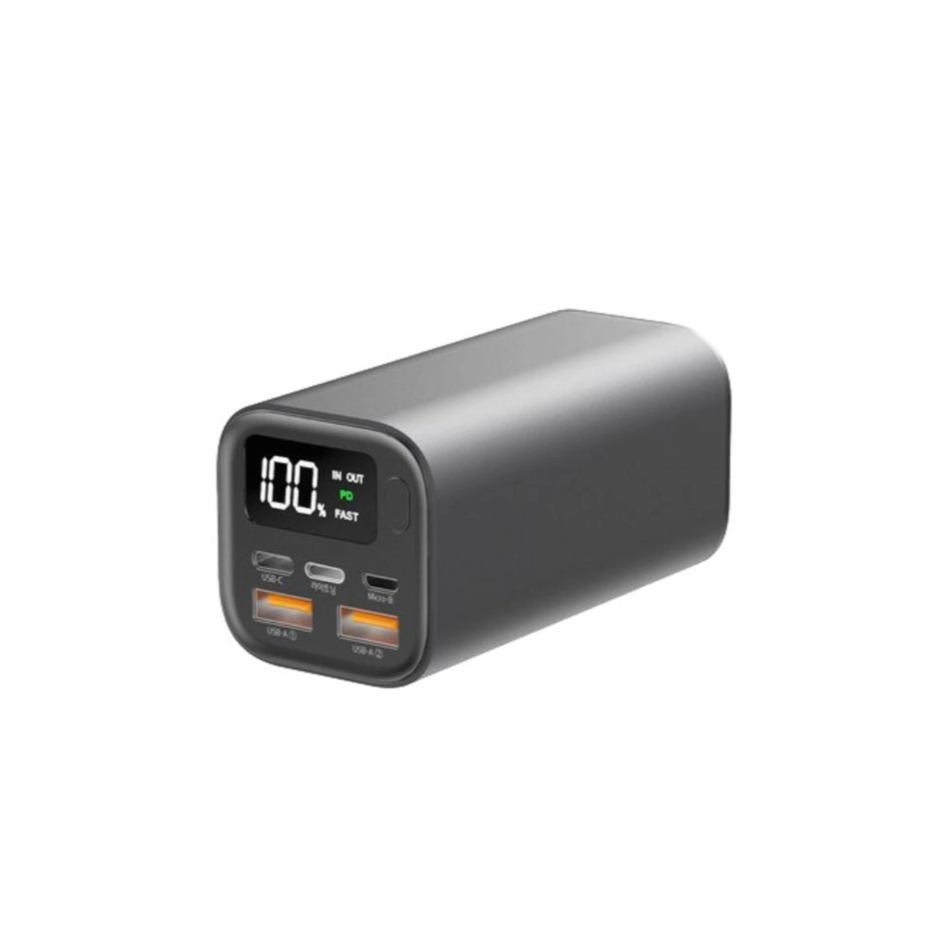 Повербанк 20000 mAh TheGeneral Apa, цифровий індикатор - Чорний