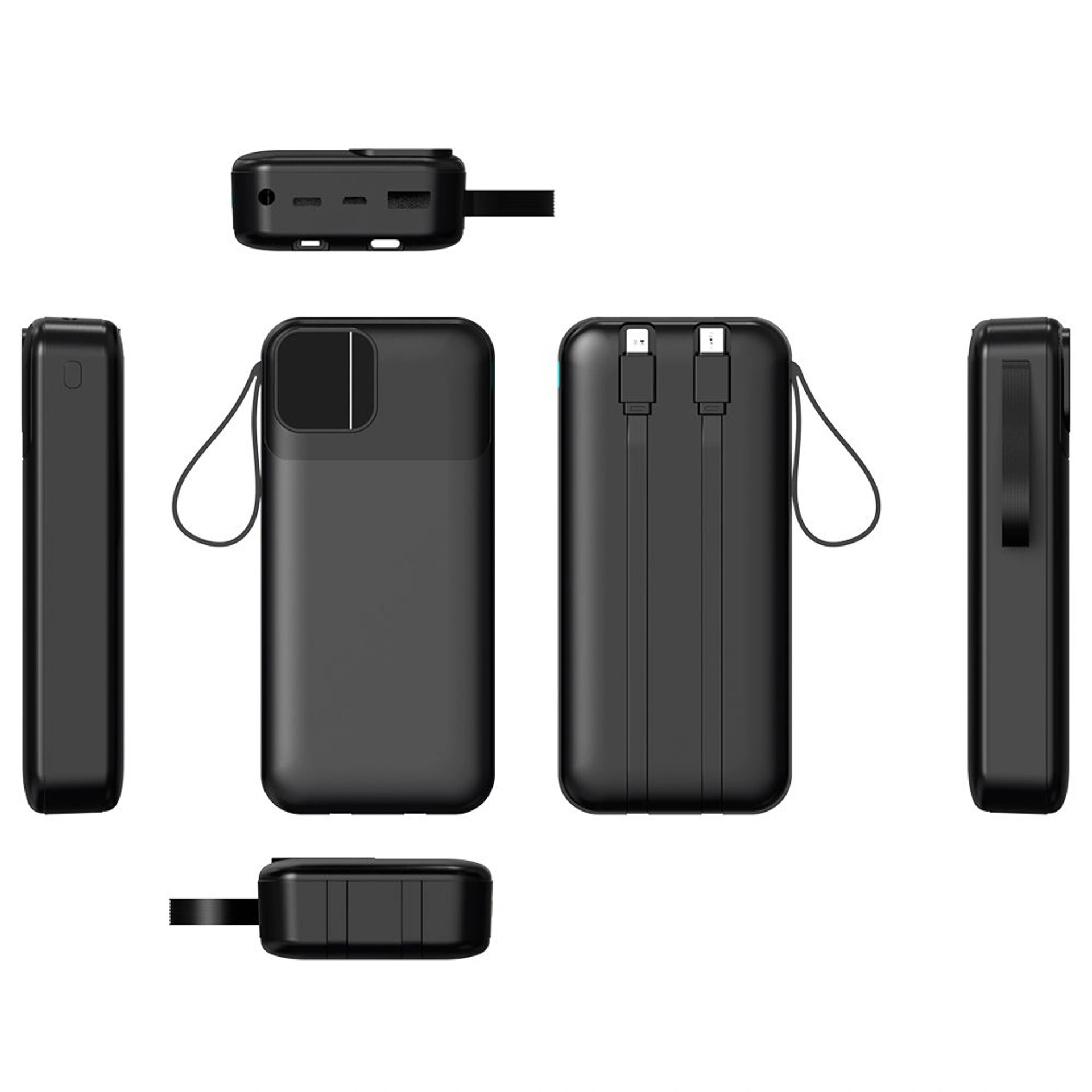 Повербанк 20000 mAh TheGeneral Voltix, цифровий індикатор - Чорний
