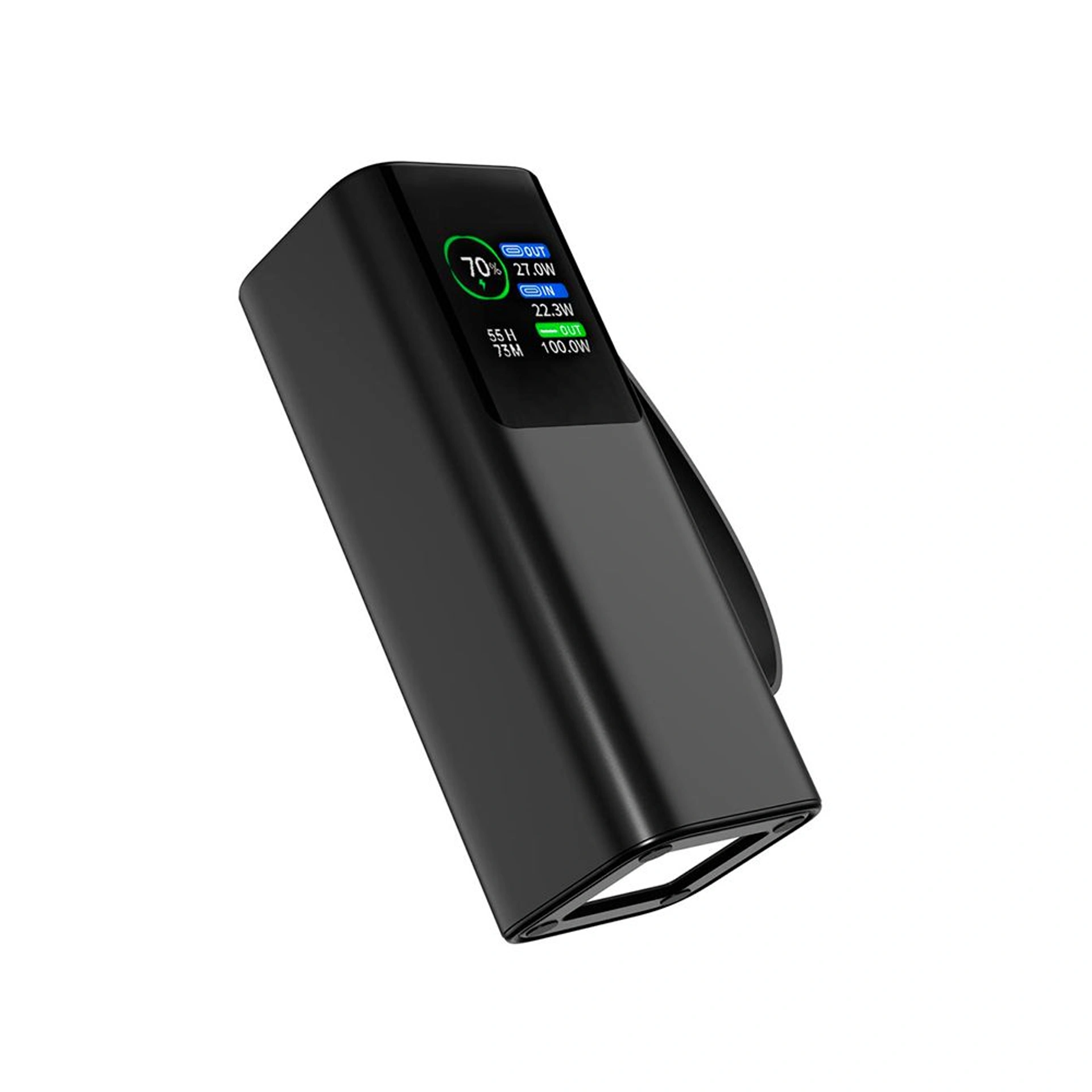 Повербанк 20000 mAh TheGeneral Ready, цифровий індикатор - Чорний