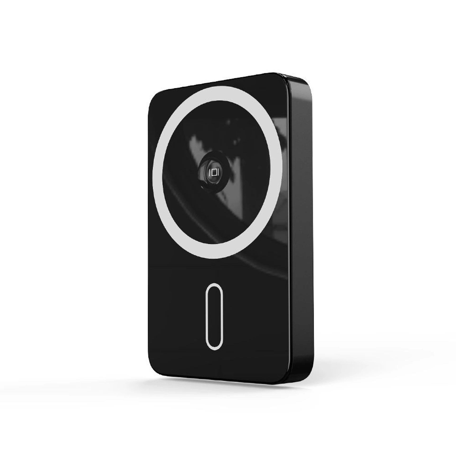 Повербанк 10000 mAh TheGeneral Alive, бездротова зарядка 15W, цифровий індикатор - Чорний