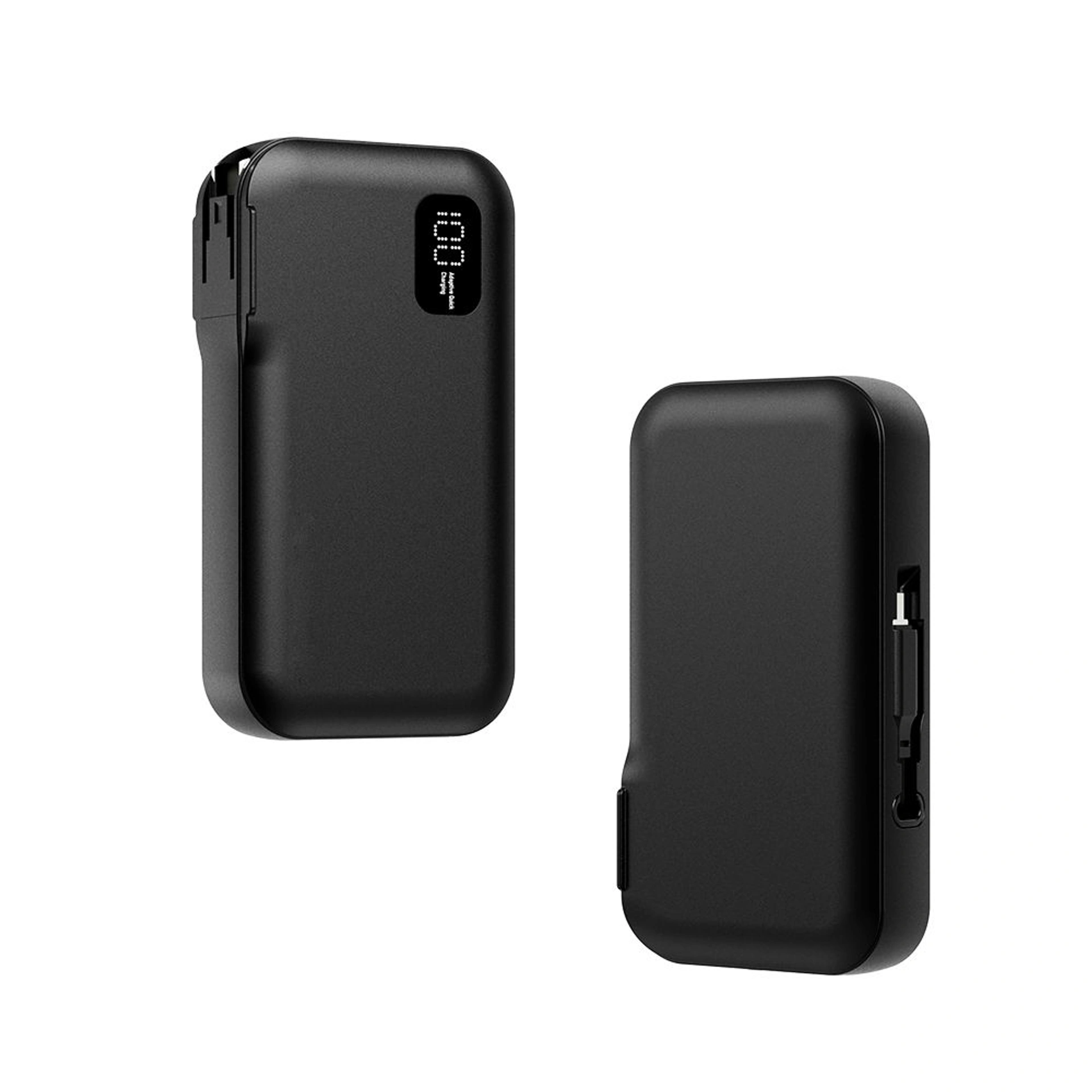 Повербанк 10000 mAh TheGeneral Zeno, цифровий індикатор - Чорний