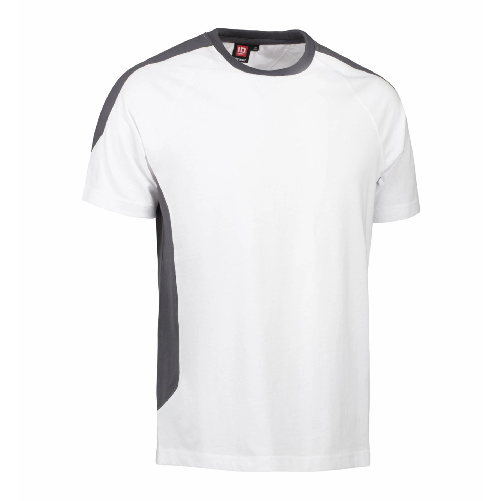 Футболка чоловіча PRO Wear з контрастними вставками - Білий / 3XL