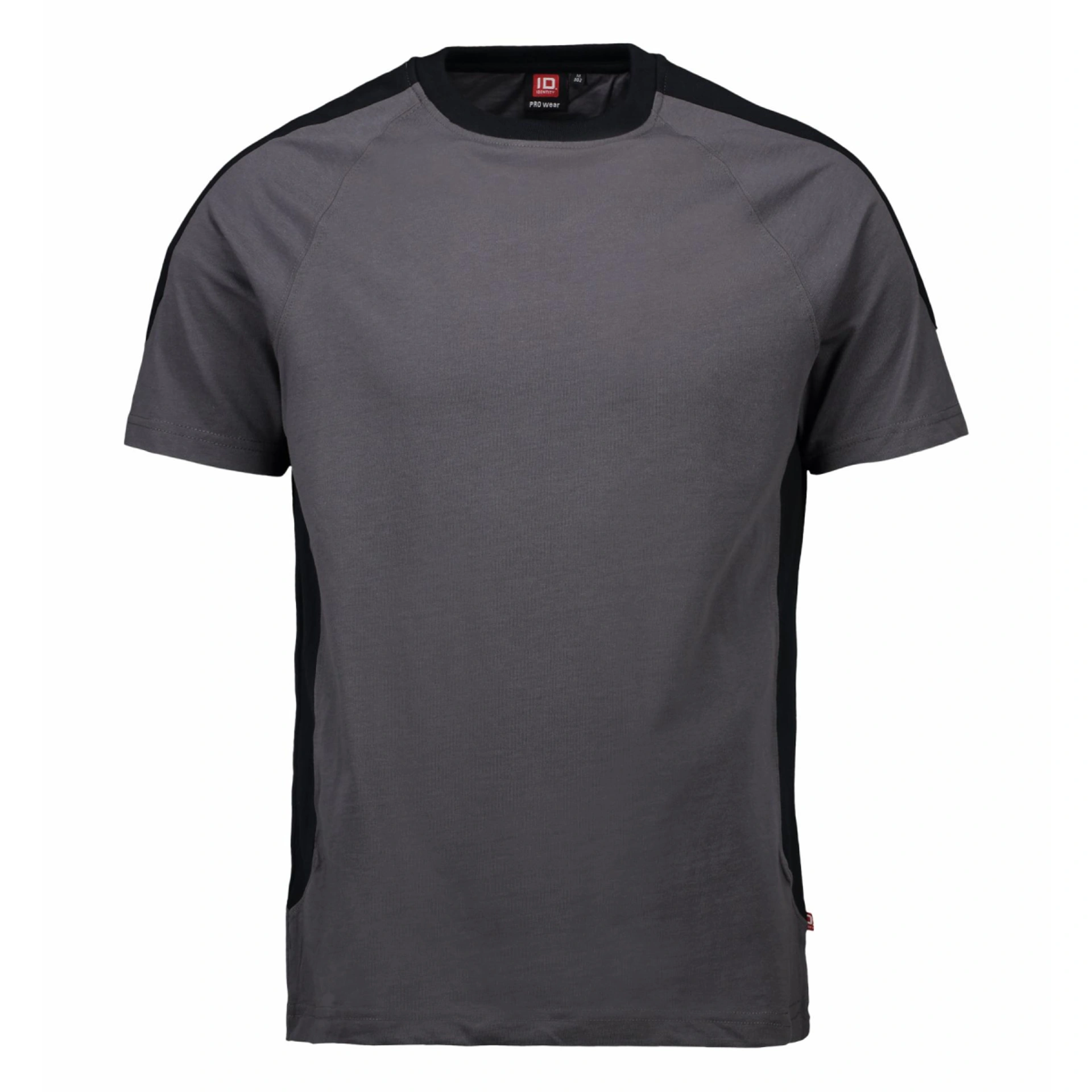 Футболка чоловіча PRO Wear з контрастними вставками - Сріблясто-сірий / 3XL