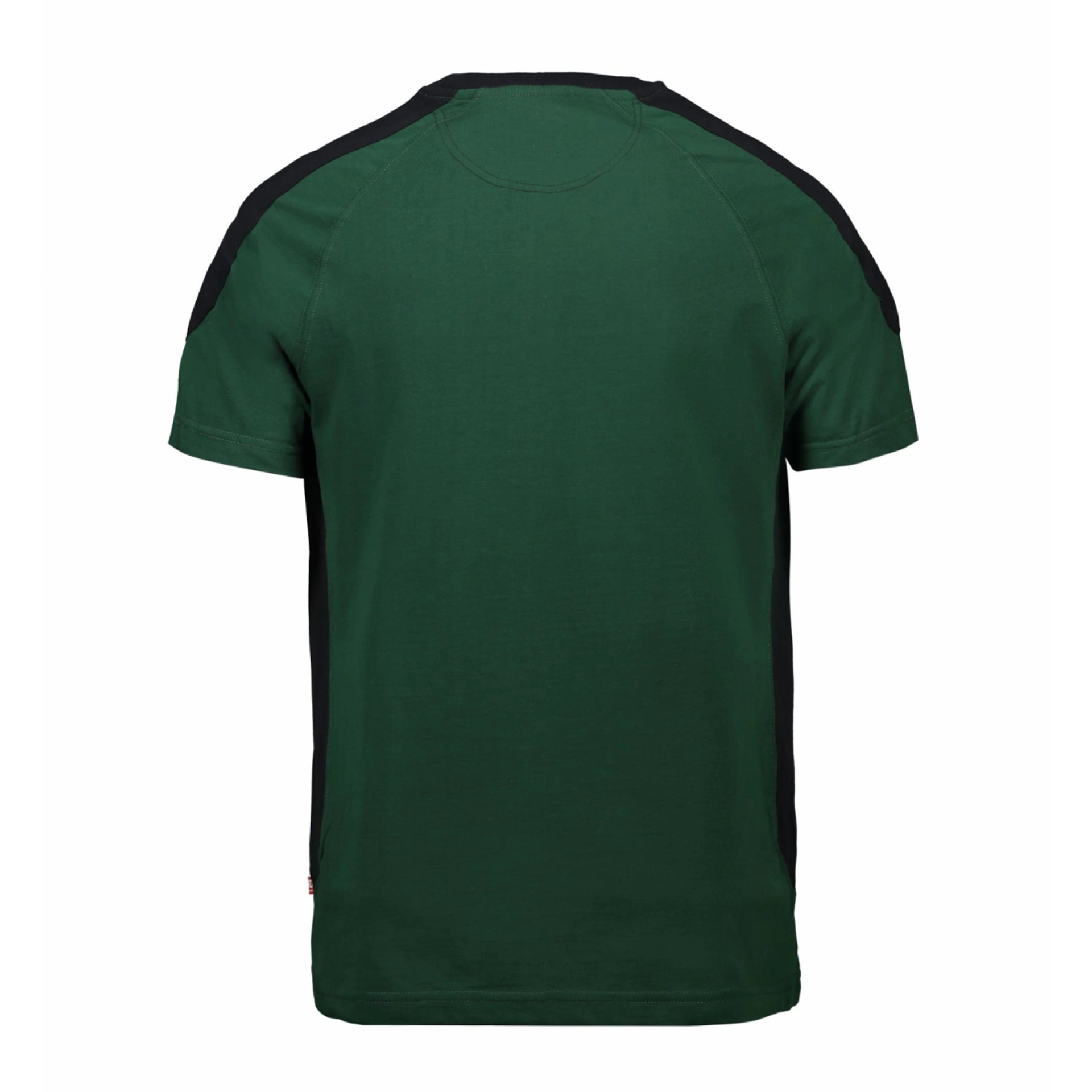 Футболка чоловіча PRO Wear з контрастними вставками - Темно-зелений / 3XL