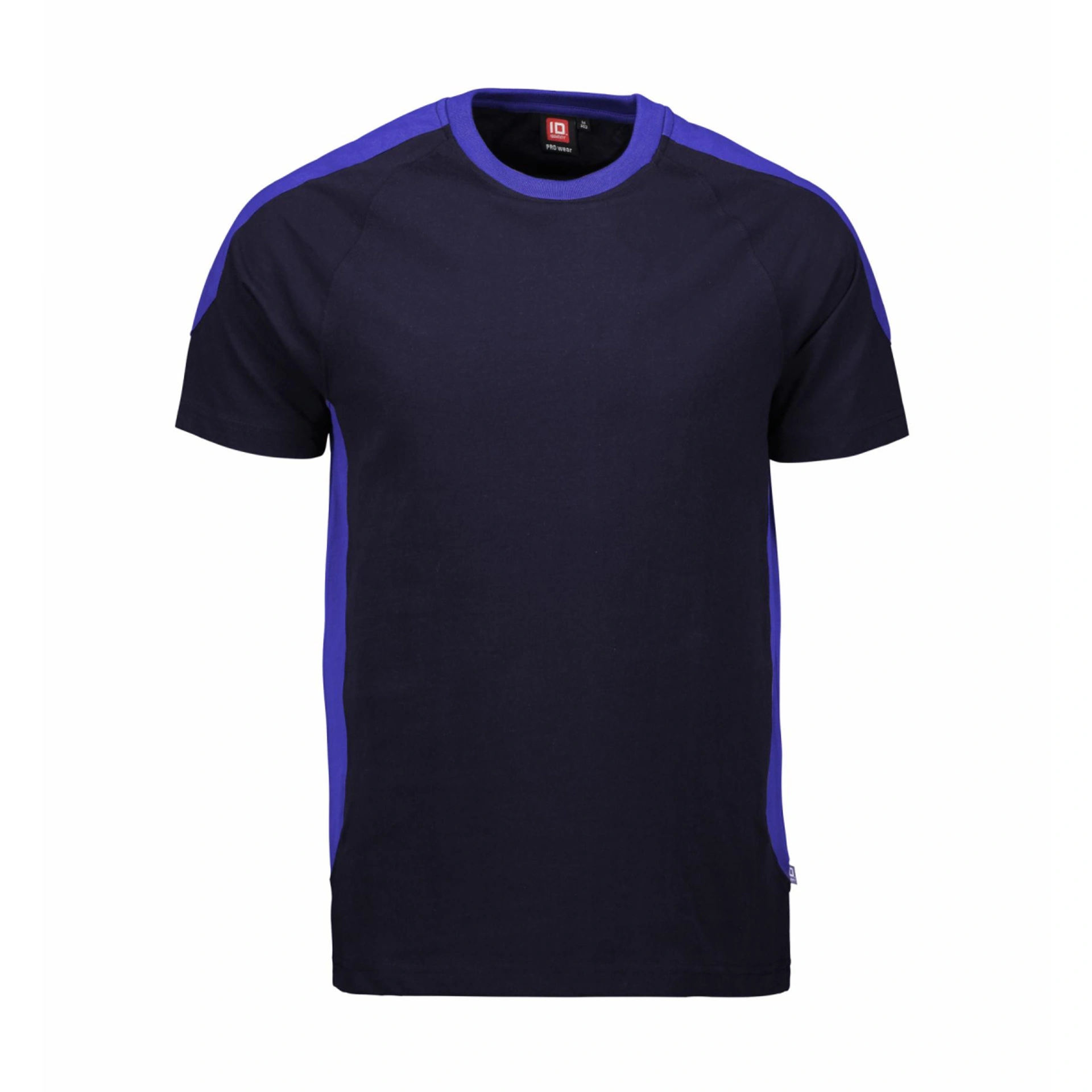 Футболка чоловіча PRO Wear з контрастними вставками - Темно-синій / 3XL