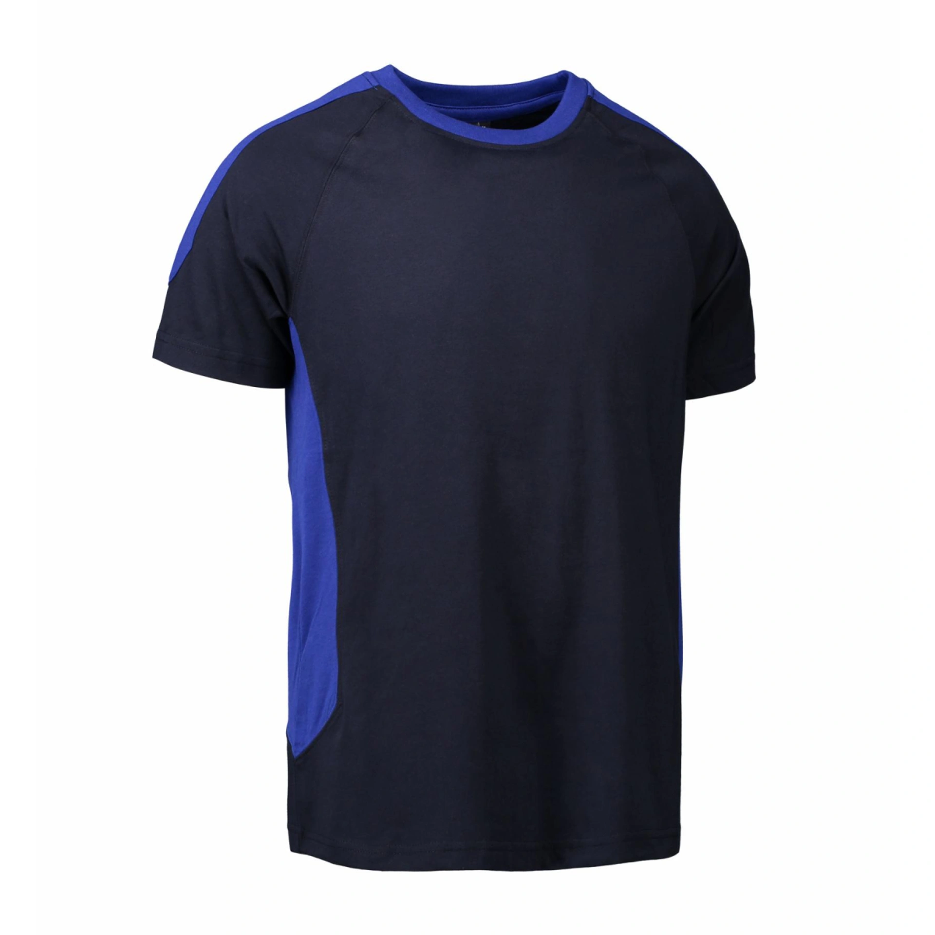 Футболка чоловіча PRO Wear з контрастними вставками - Темно-синій / 3XL