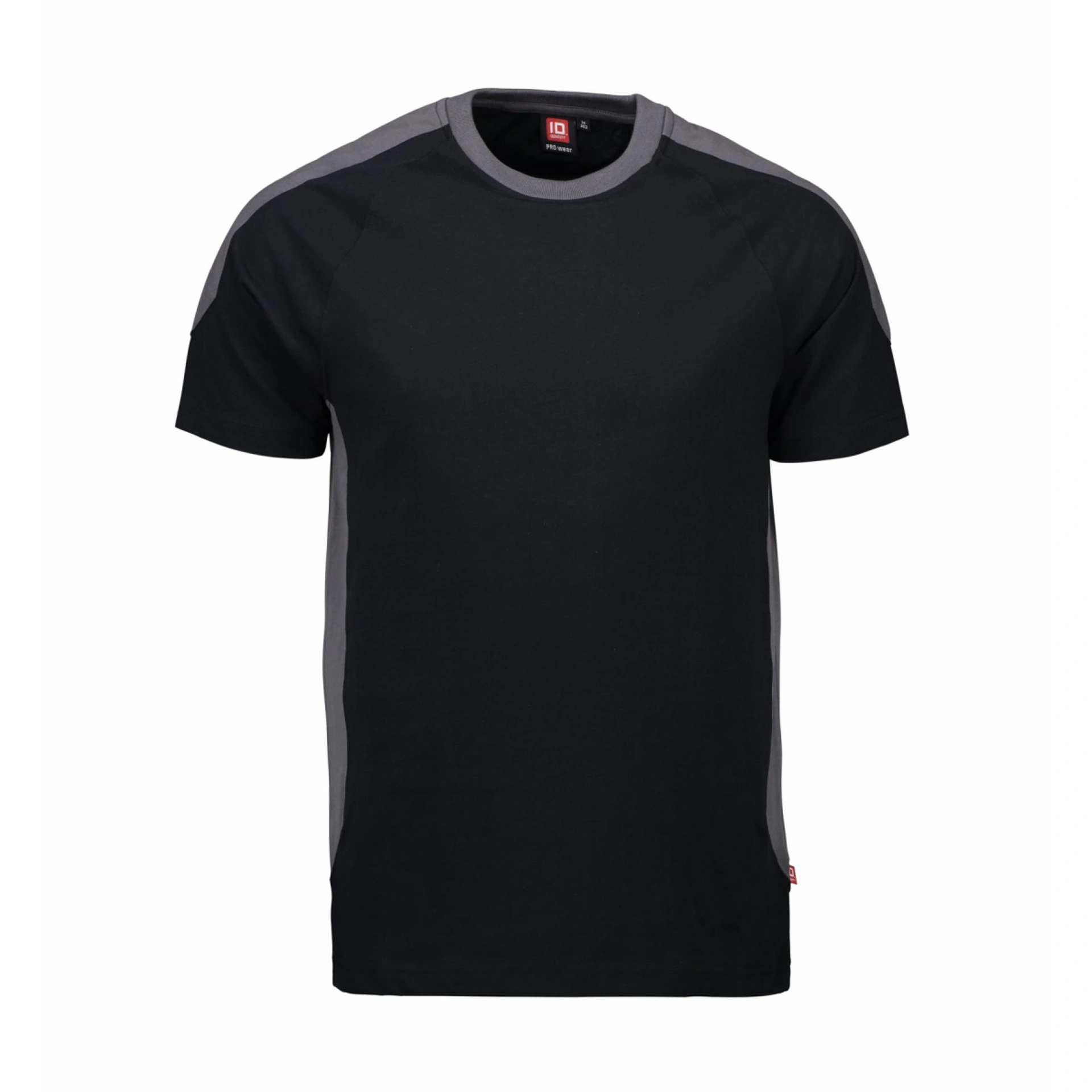 Футболка чоловіча PRO Wear з контрастними вставками - Чорний / 3XL