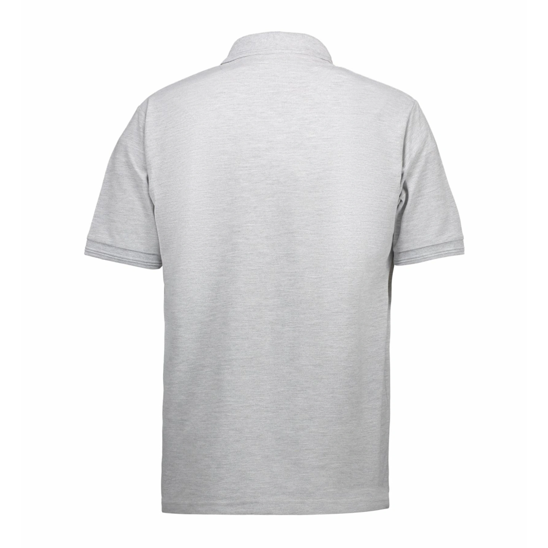 Футболка поло чоловіча PRO Wear з кишенею - Сірий меланж / 3XL