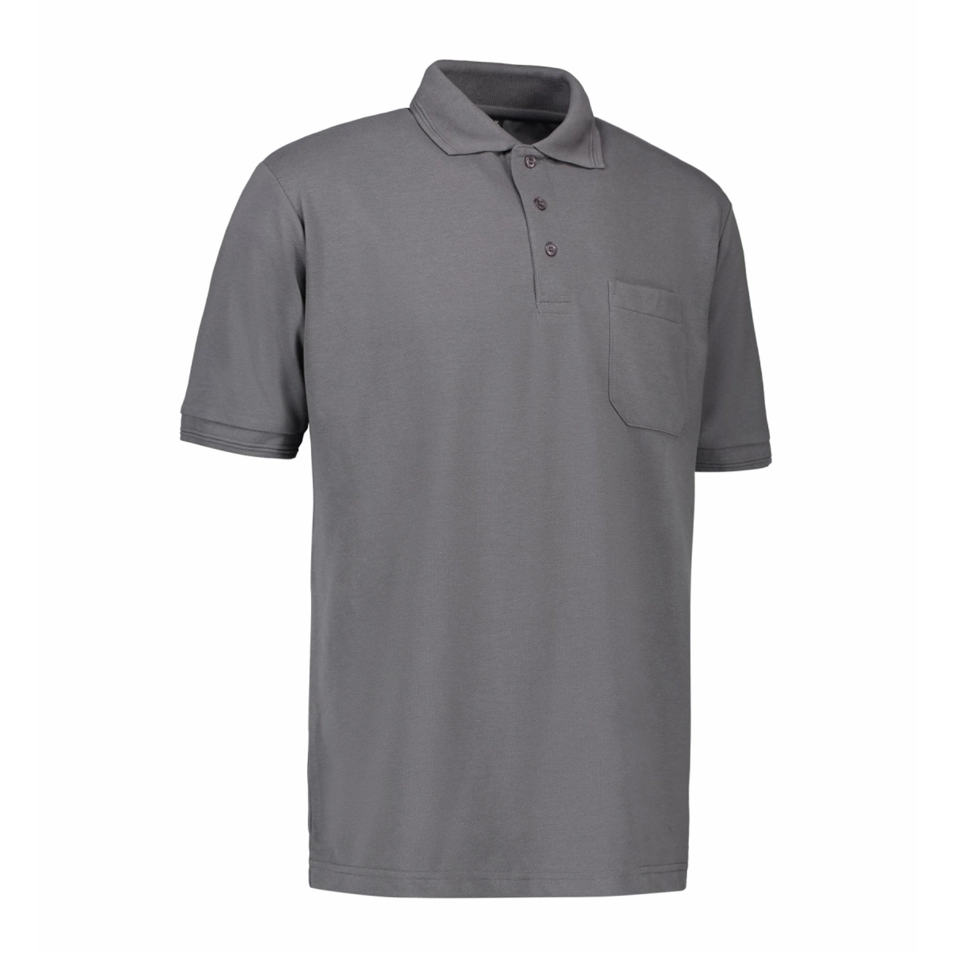 Футболка поло чоловіча PRO Wear з кишенею - Сріблясто-сірий / 3XL