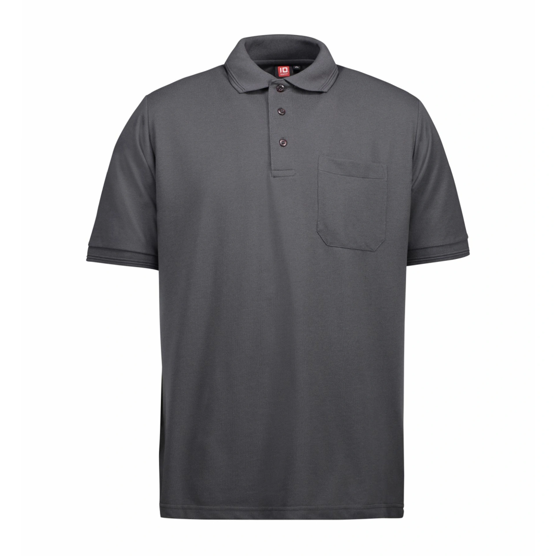 Футболка поло чоловіча PRO Wear з кишенею - Вугільний / 3XL
