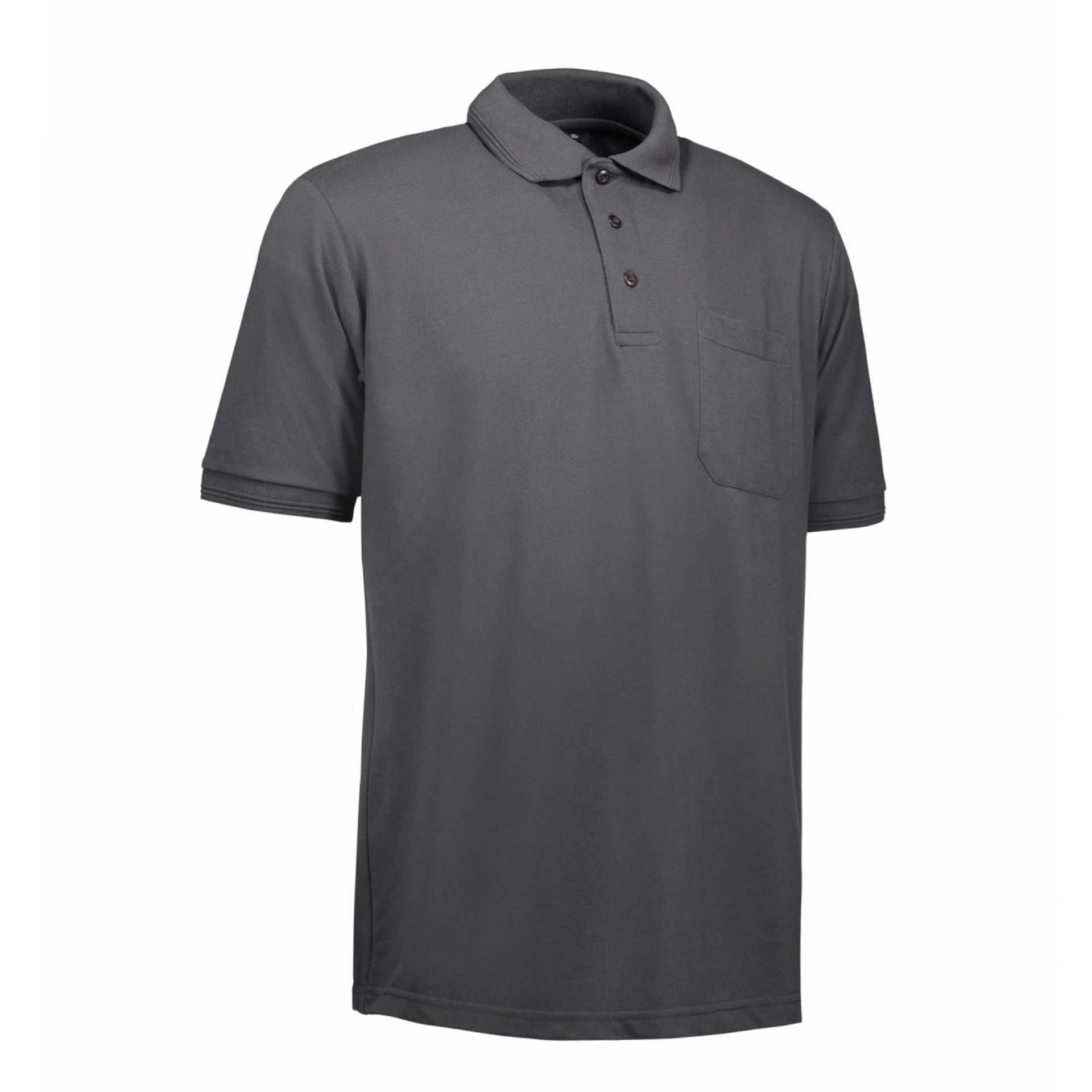 Футболка поло чоловіча PRO Wear з кишенею - Вугільний / 3XL