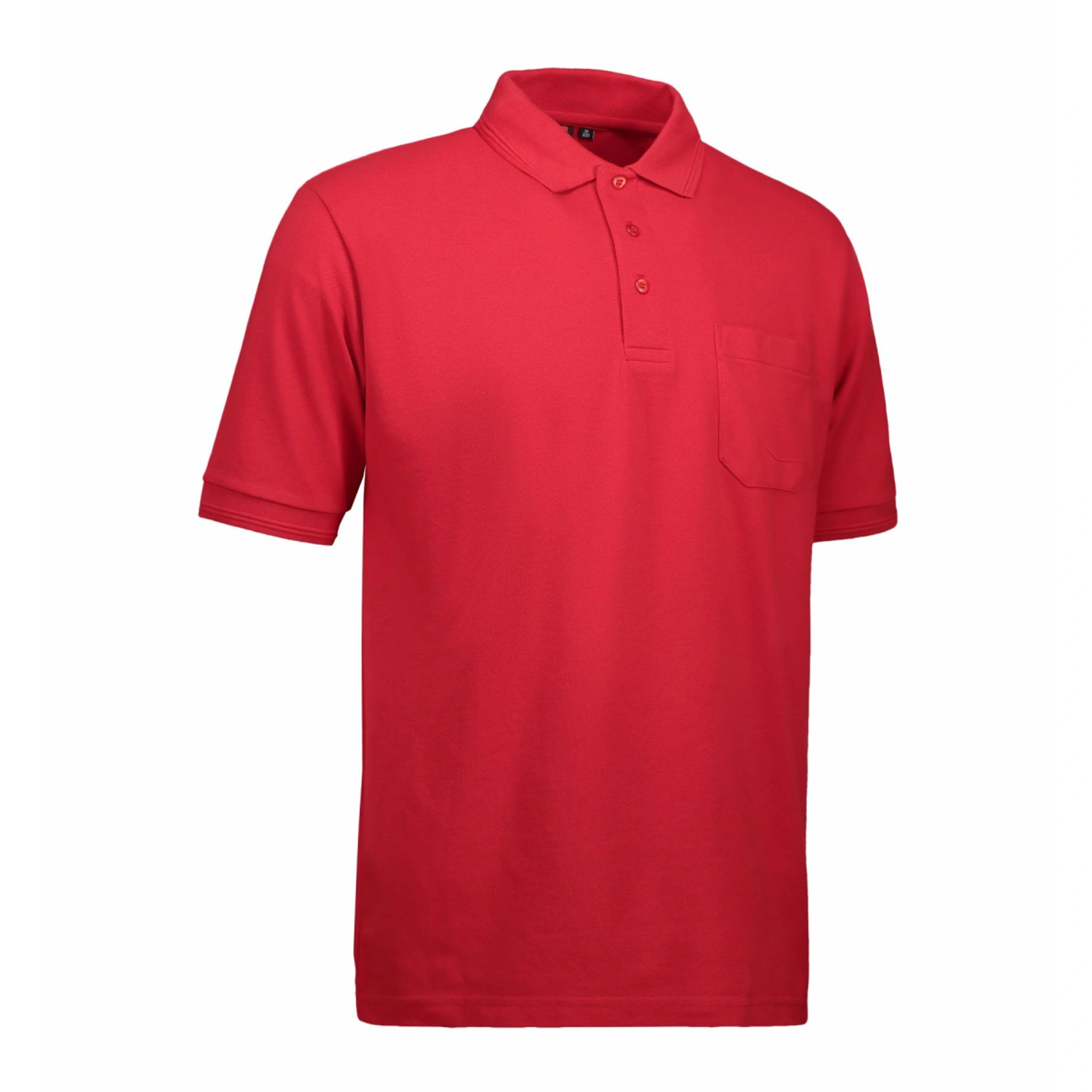 Футболка поло чоловіча PRO Wear з кишенею - Червоний / 3XL