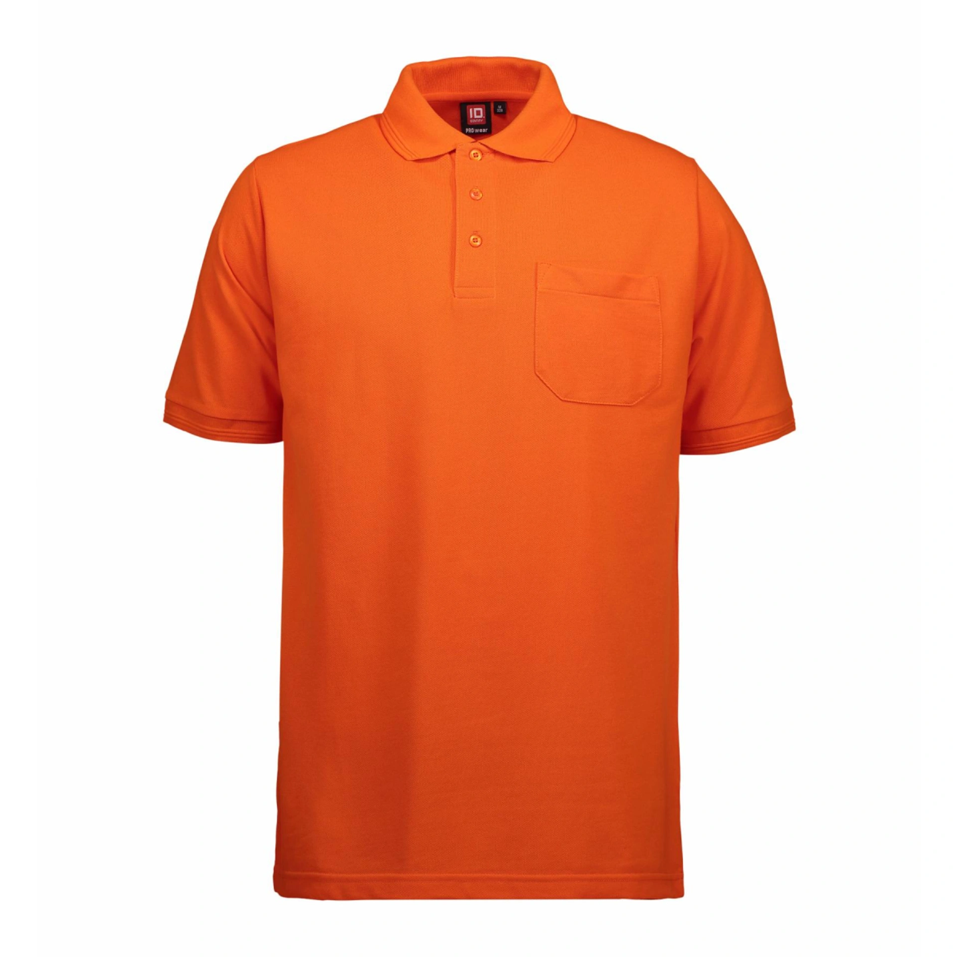 Футболка поло чоловіча PRO Wear з кишенею - Помаранчевий / 3XL
