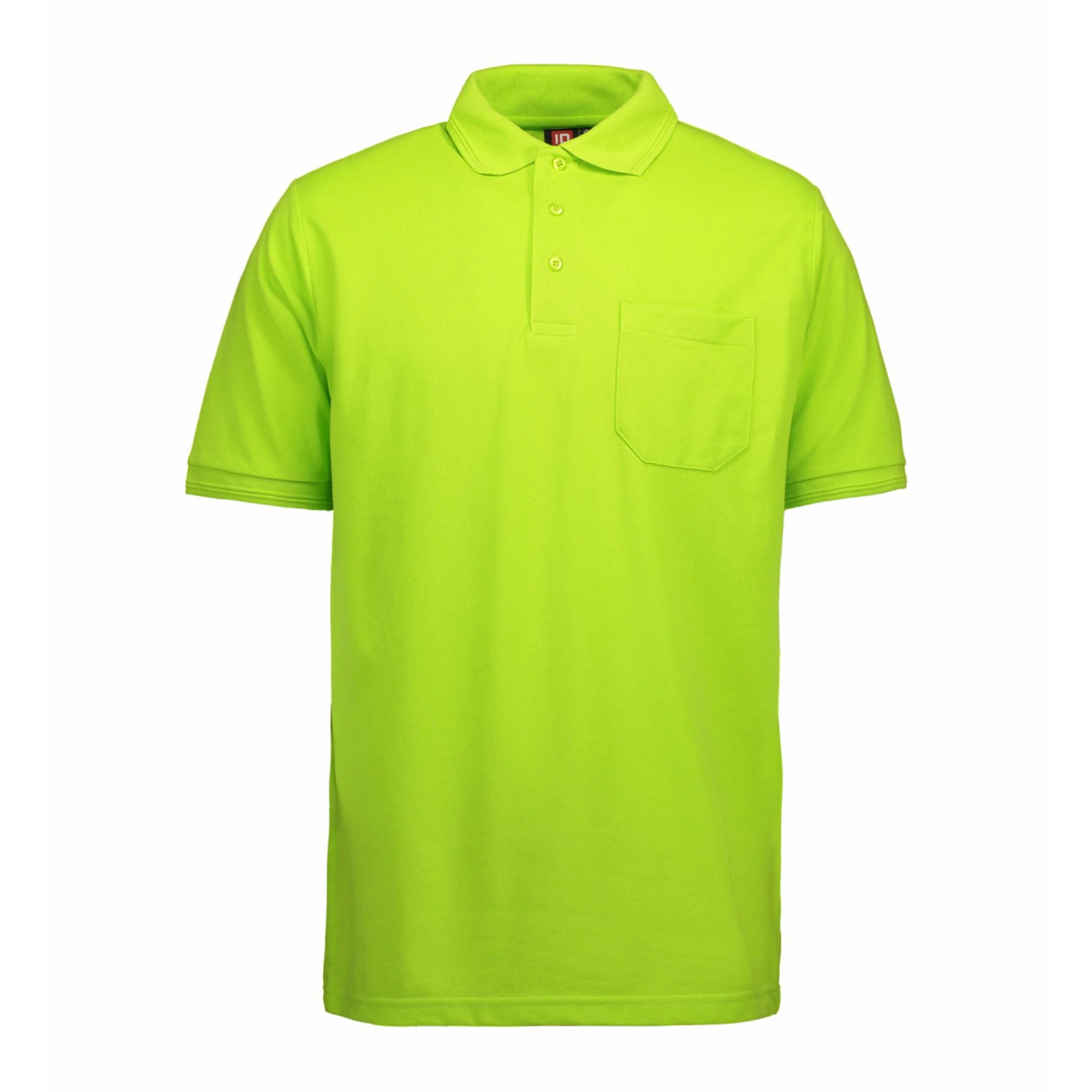 Футболка поло чоловіча PRO Wear з кишенею - Лайм / 3XL