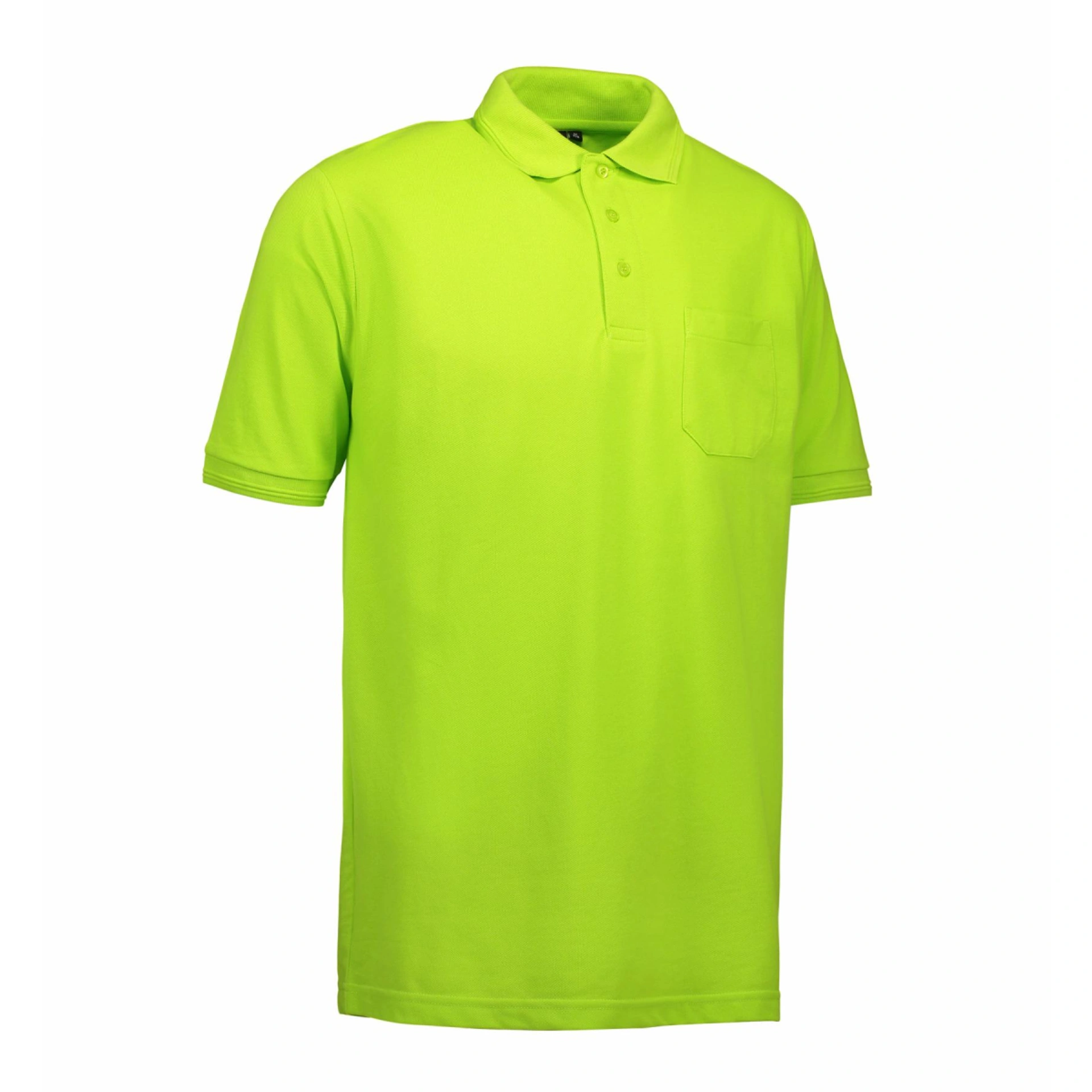 Футболка поло чоловіча PRO Wear з кишенею - Лайм / 3XL