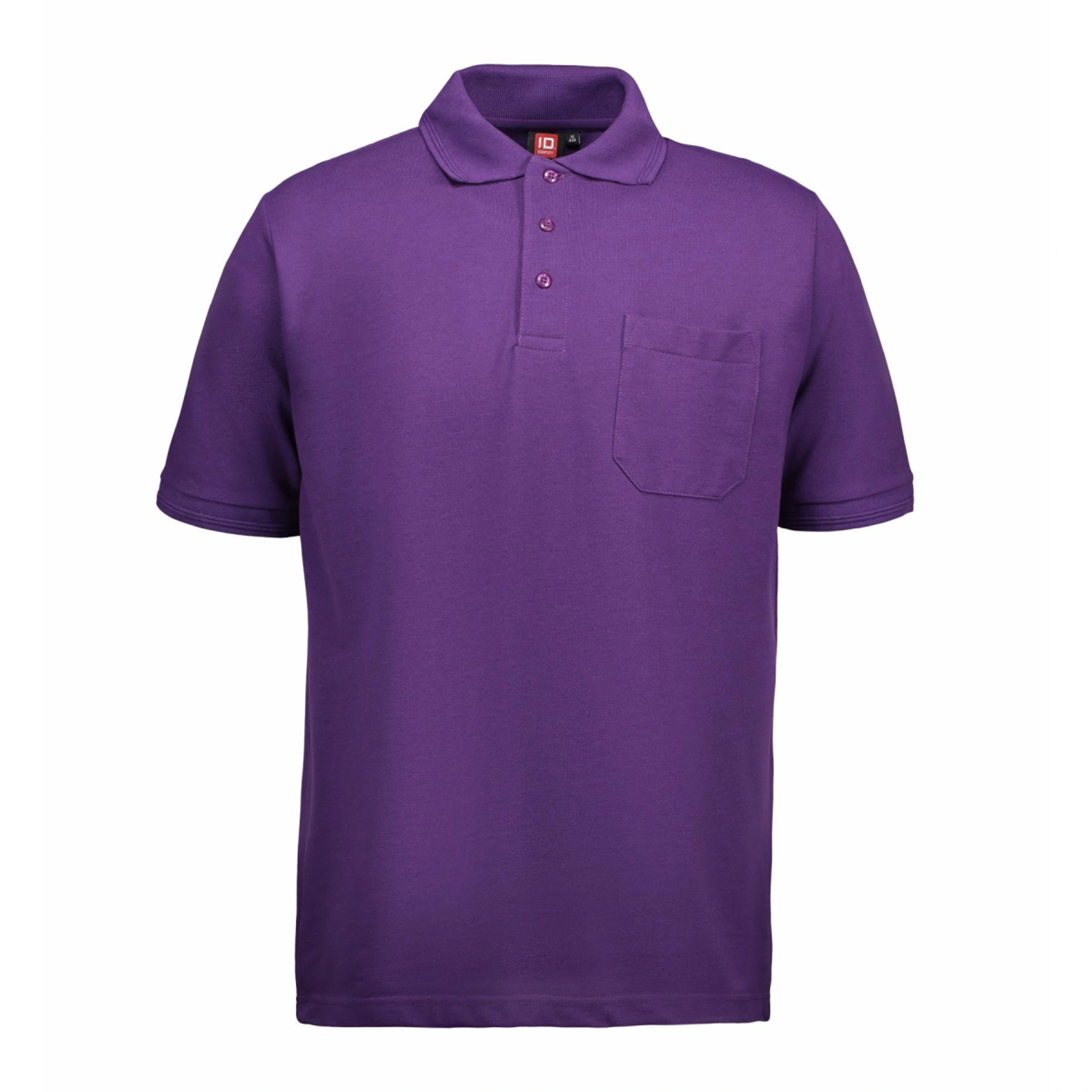 Футболка поло чоловіча PRO Wear з кишенею - Фіолетовий / 3XL