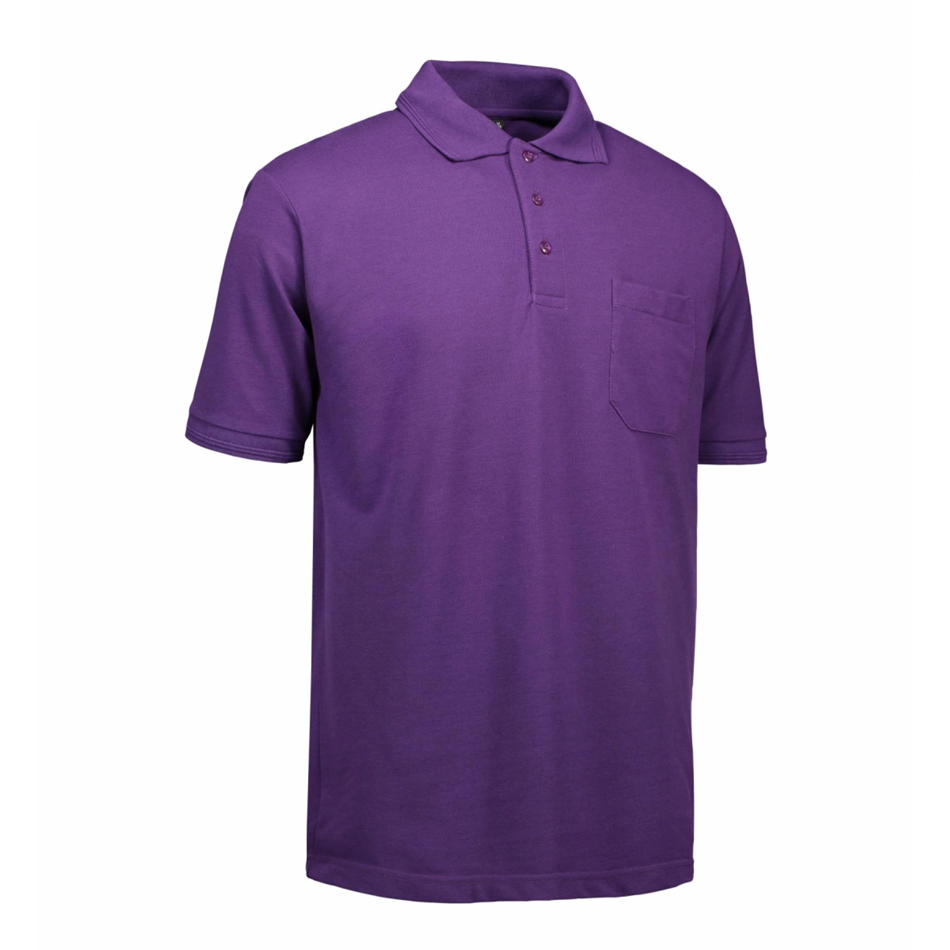 Футболка поло чоловіча PRO Wear з кишенею - Фіолетовий / 3XL