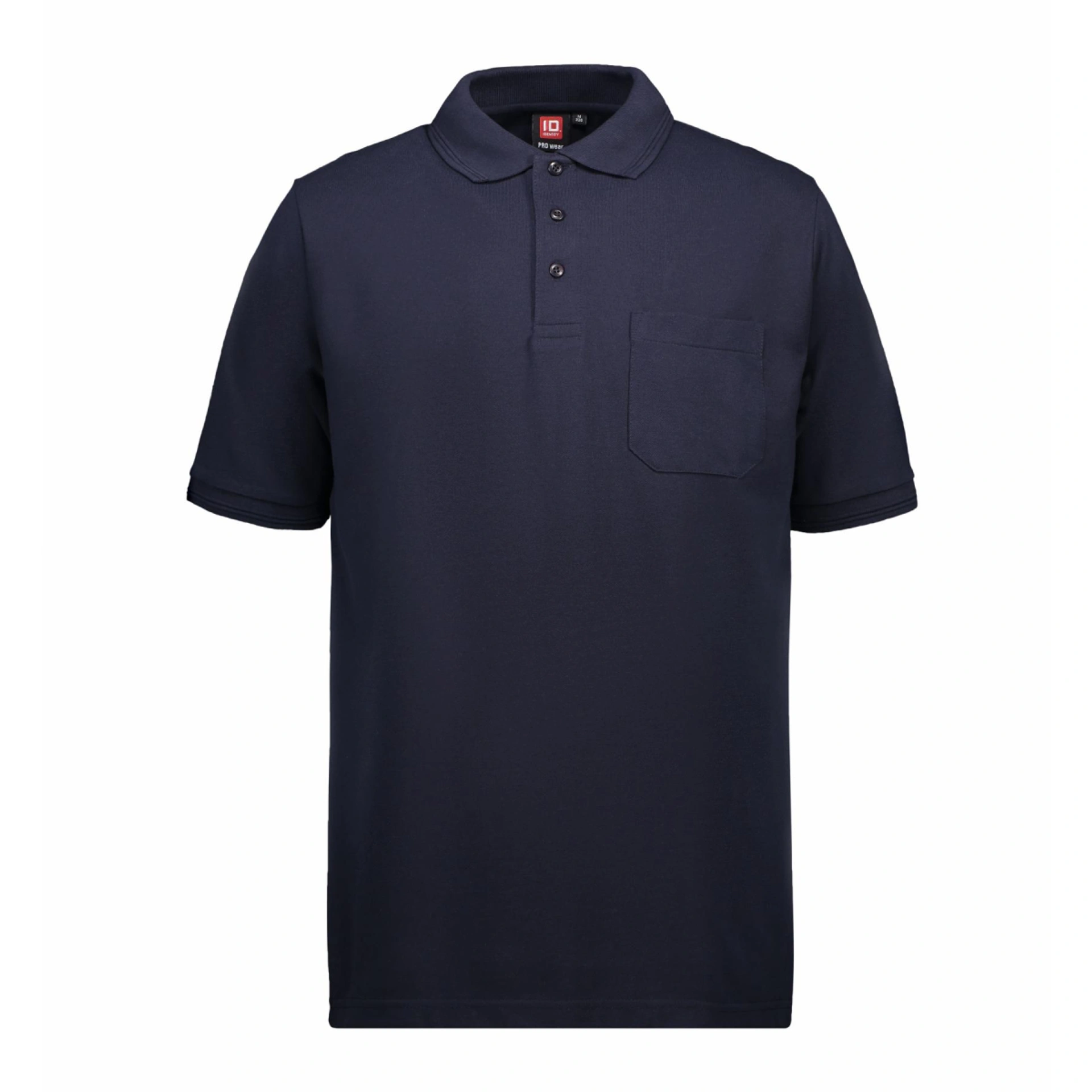 Футболка поло чоловіча PRO Wear з кишенею - Темно-синій / 3XL