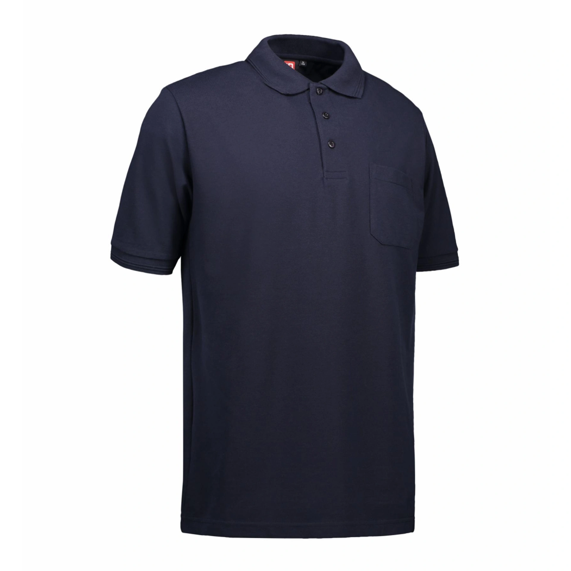 Футболка поло чоловіча PRO Wear з кишенею - Темно-синій / 3XL