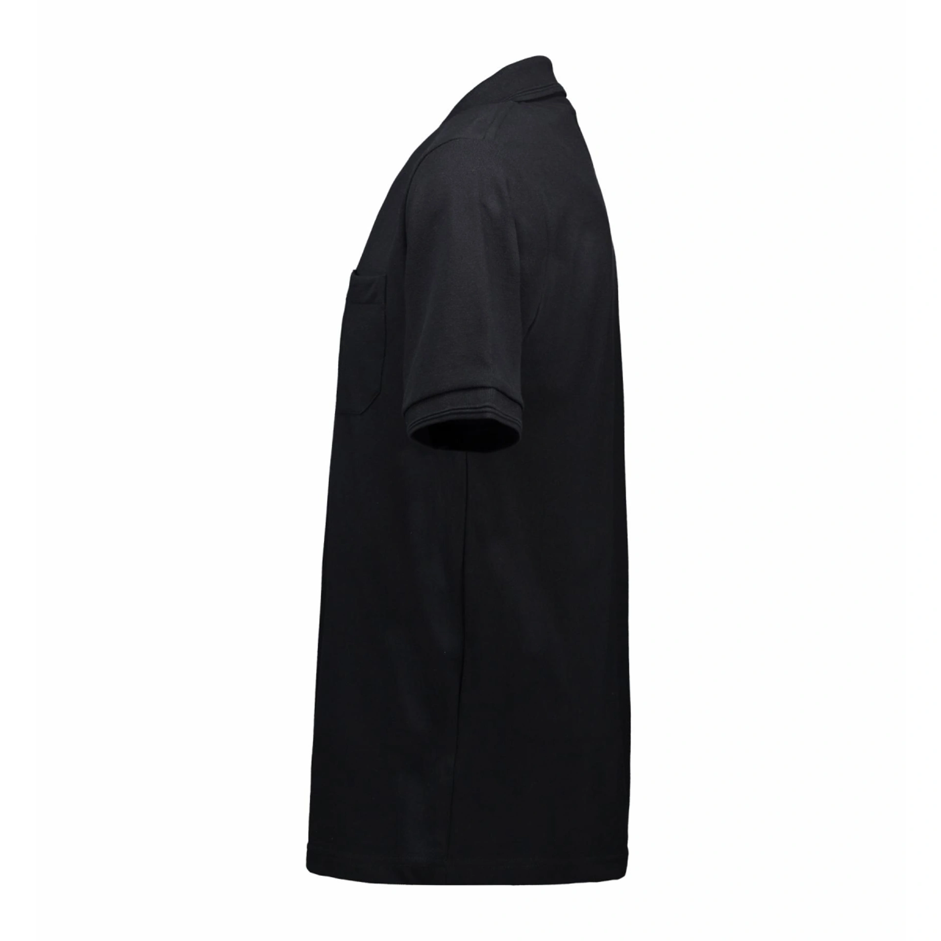 Футболка поло чоловіча PRO Wear з кишенею - Чорний / 4XL