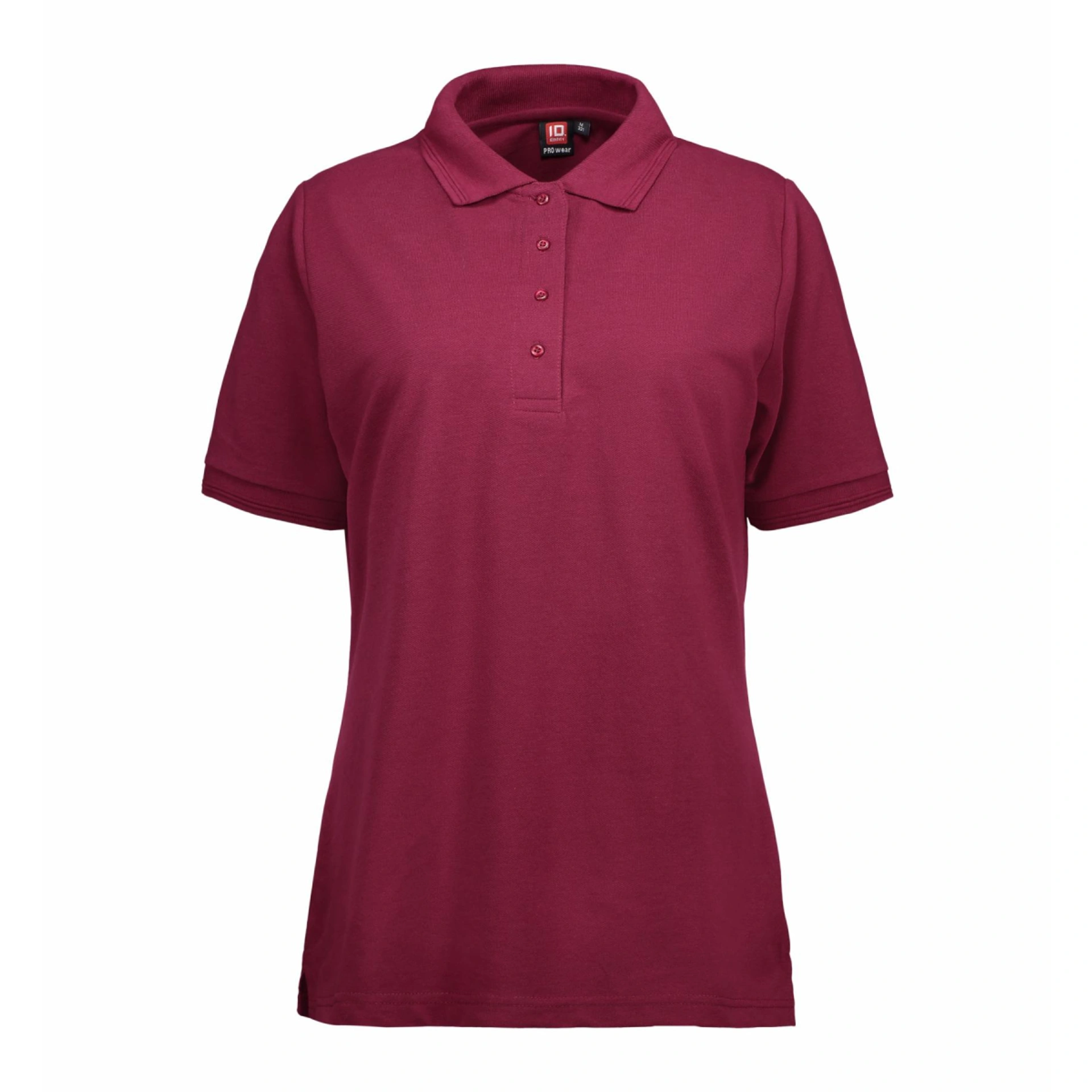 Футболка поло жіноча PRO Wear - Бордовий / 3XL