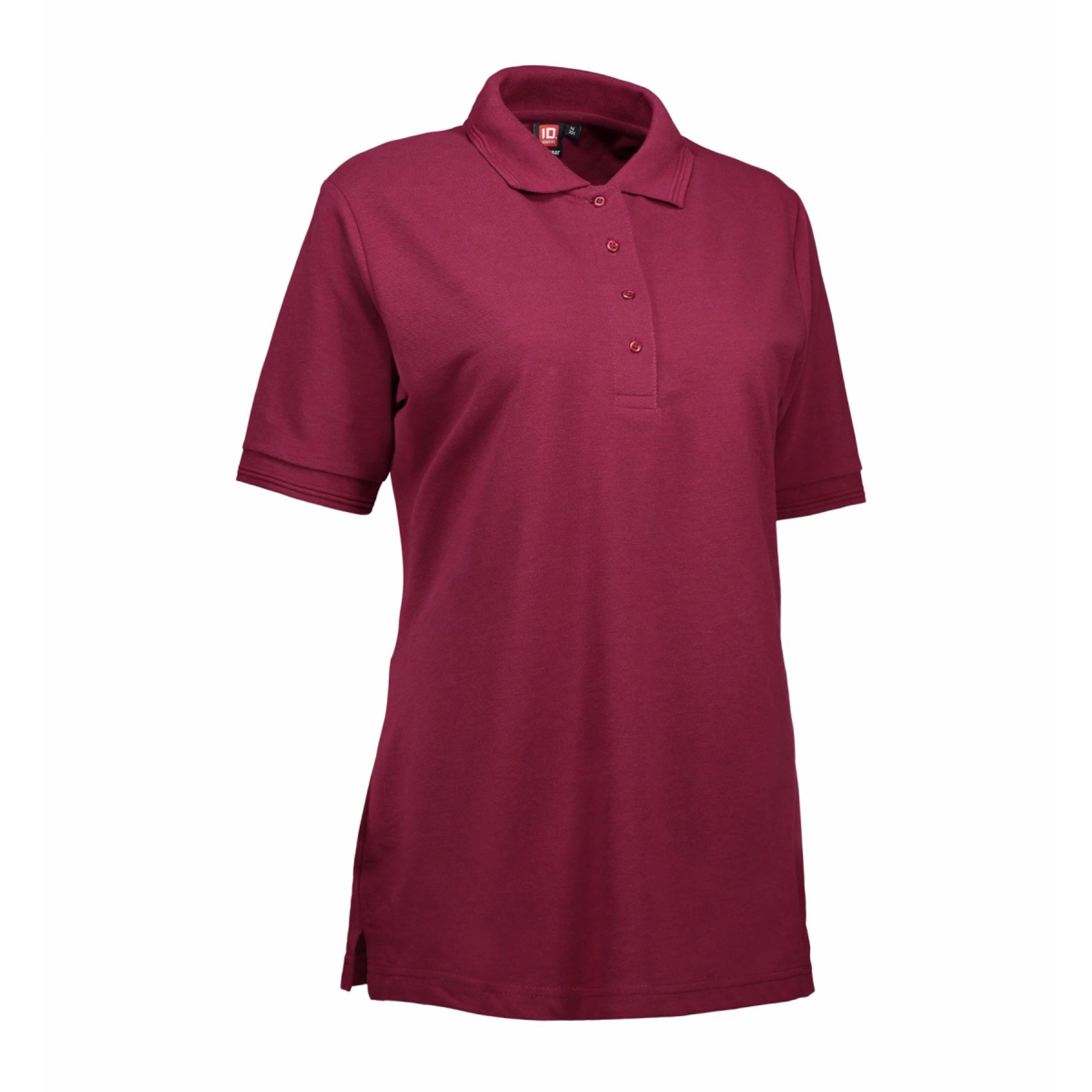 Футболка поло жіноча PRO Wear - Бордовий / 3XL