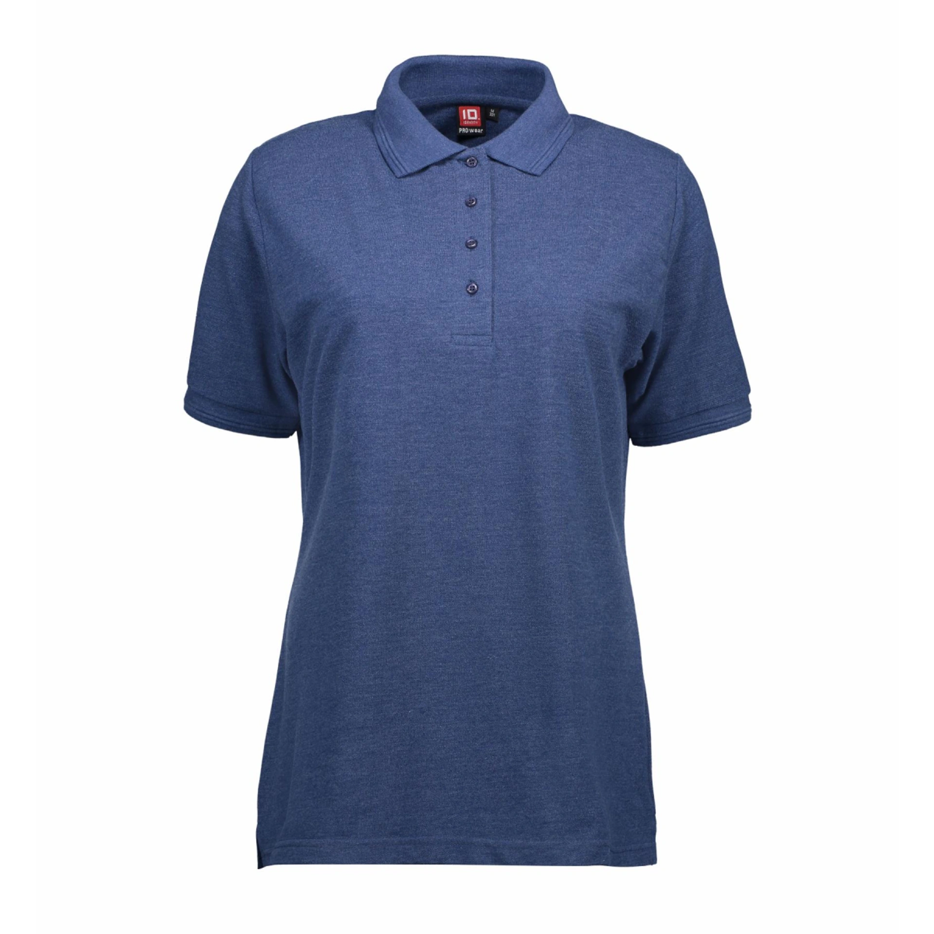 Футболка поло жіноча PRO Wear - Синій меланж / 3XL