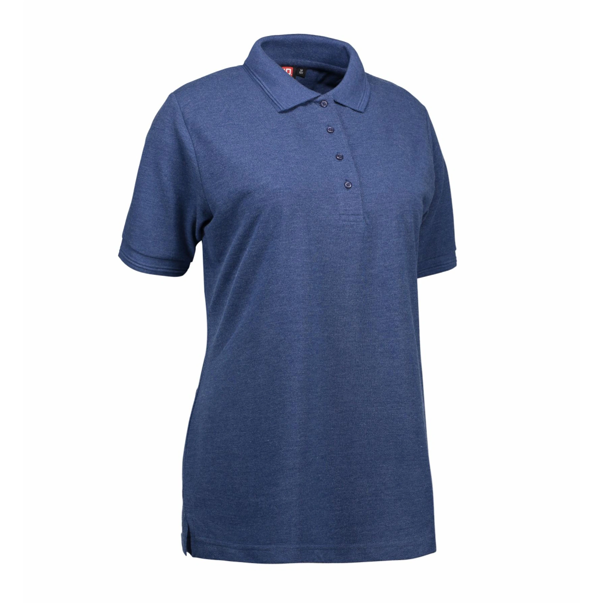 Футболка поло жіноча PRO Wear - Синій меланж / 3XL