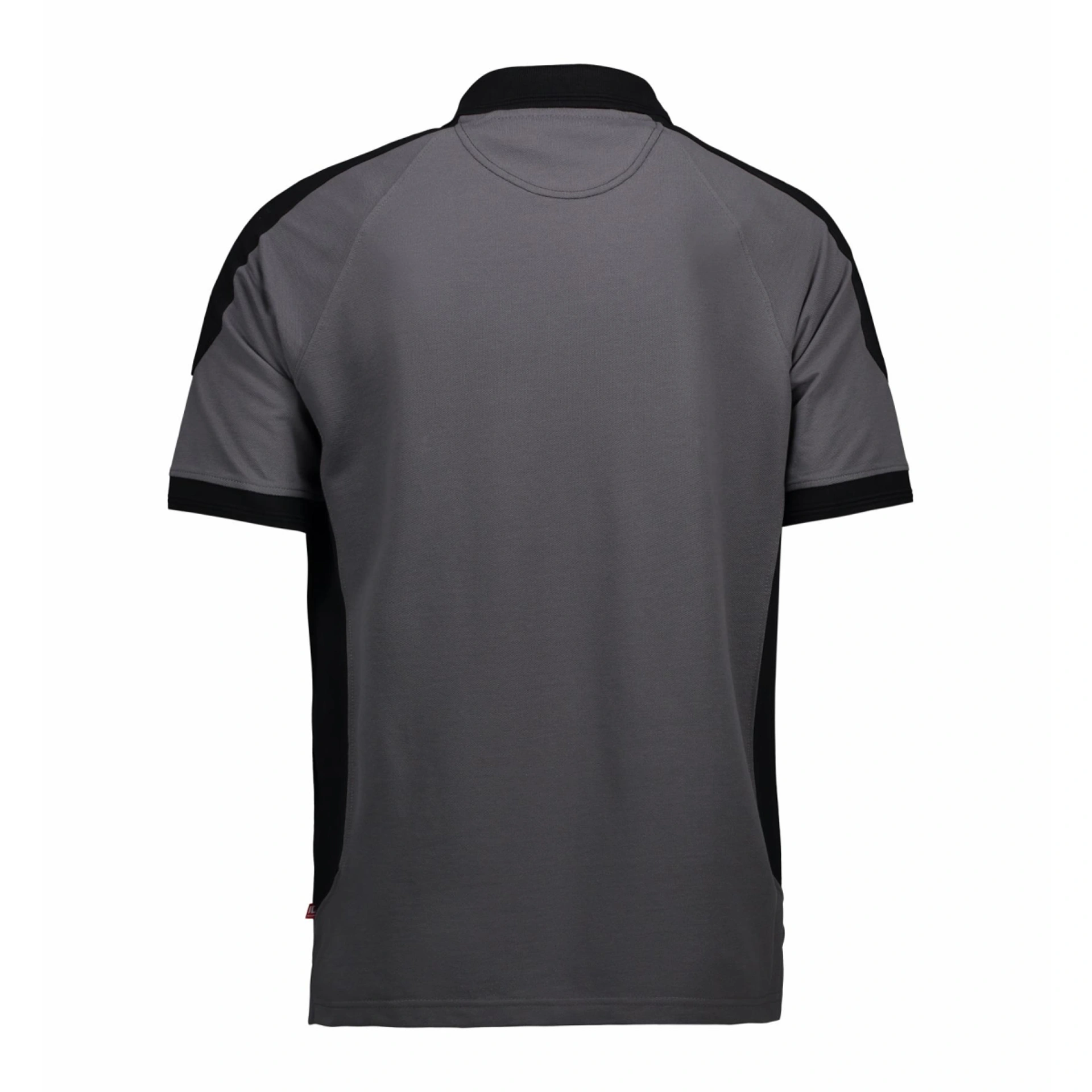 Футболка поло чоловіча PRO Wear з контрастними вставками - Сріблясто-сірий / 3XL