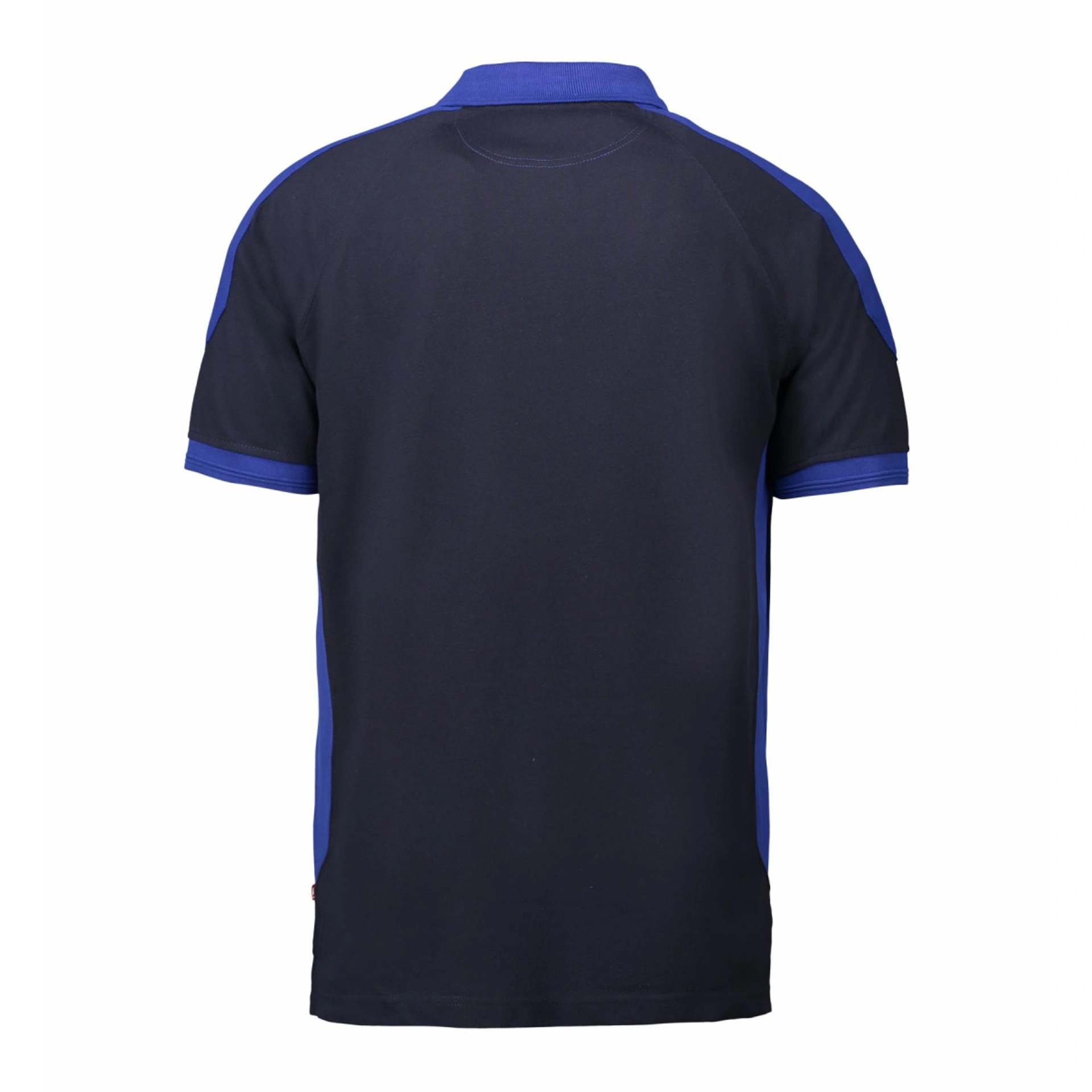 Футболка поло чоловіча PRO Wear з контрастними вставками - Темно-сіній / 3XL