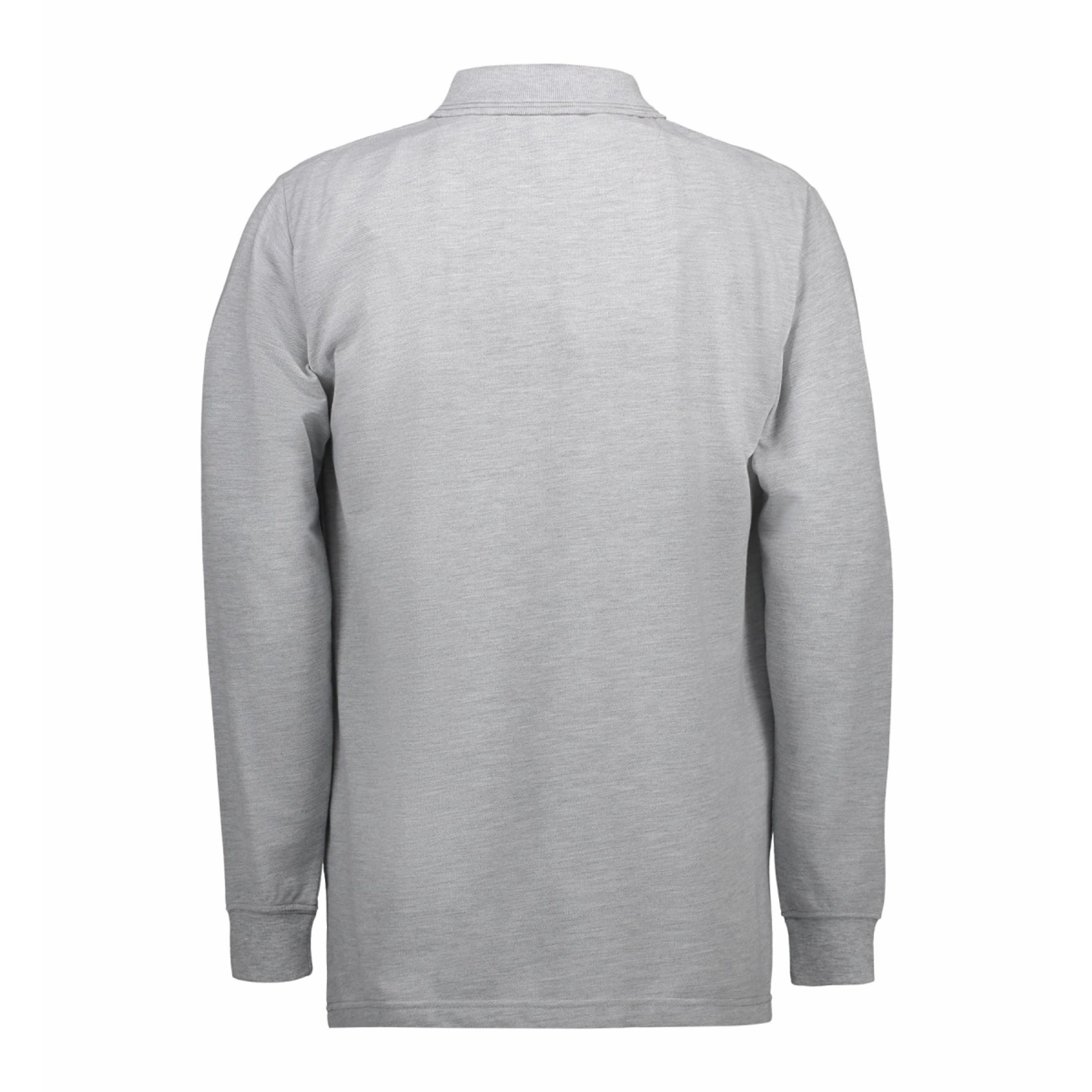 Лонгслів поло чоловічий PRO Wear - Сірий меланж / 3XL