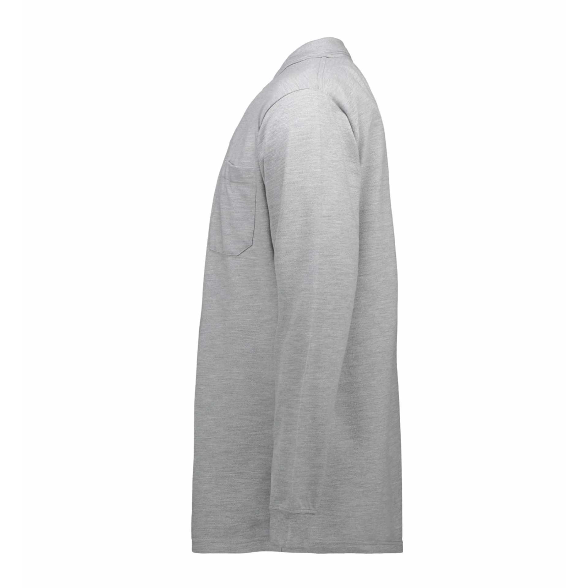 Лонгслів поло чоловічий PRO Wear - Сірий меланж / 3XL