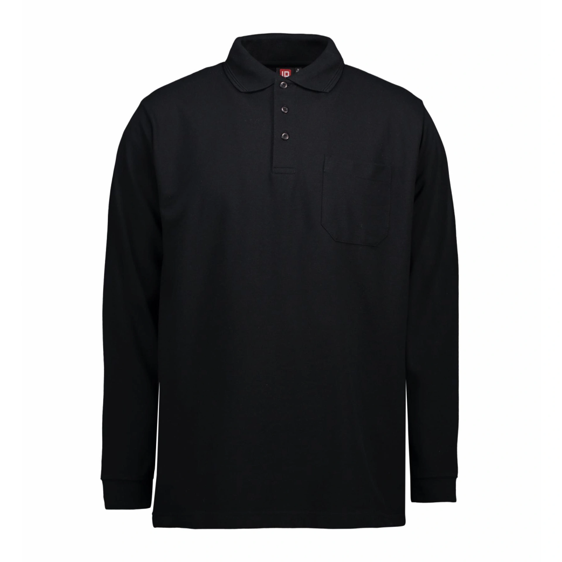 Лонгслів поло чоловічий PRO Wear - Чорний / 3XL