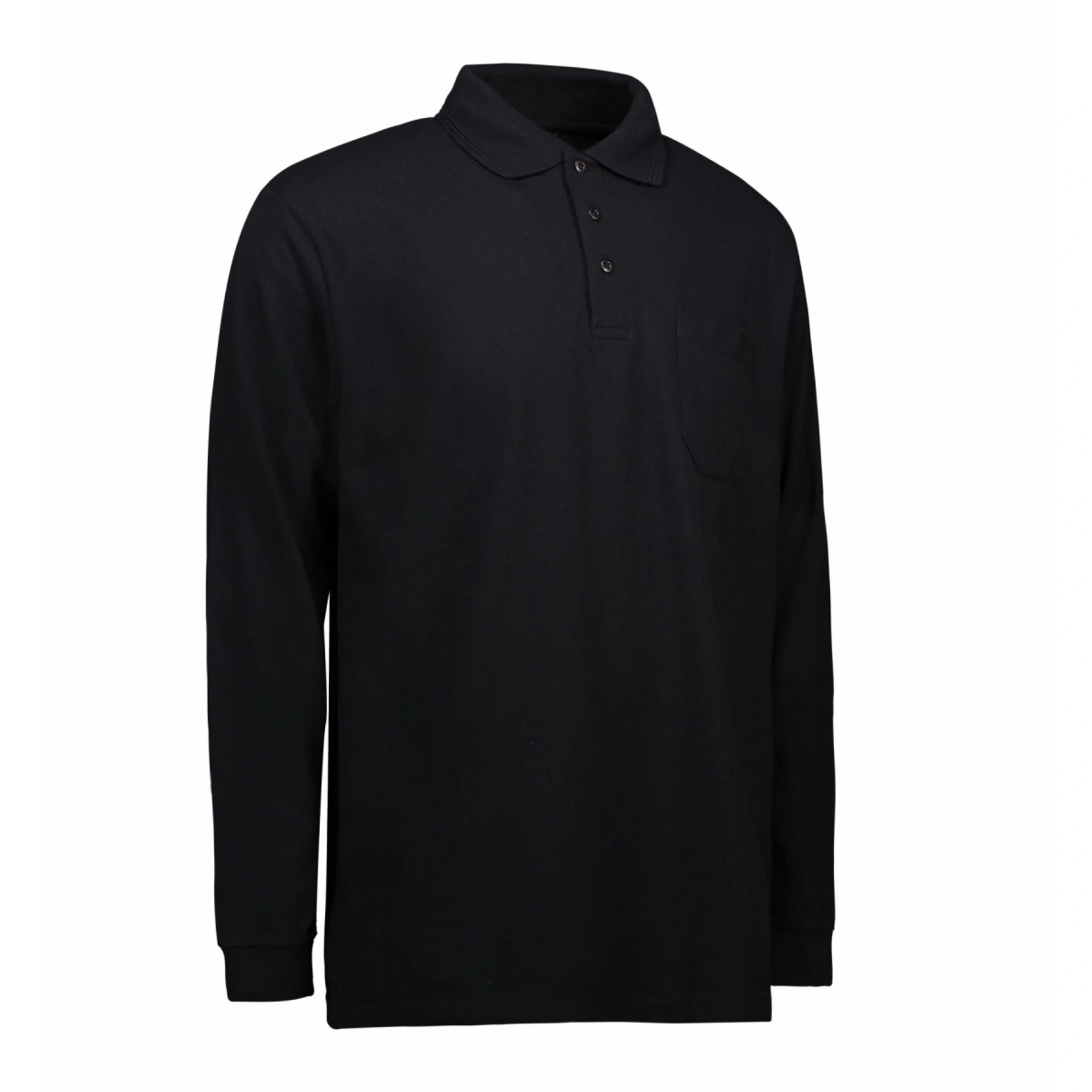 Лонгслів поло чоловічий PRO Wear - Чорний / 3XL