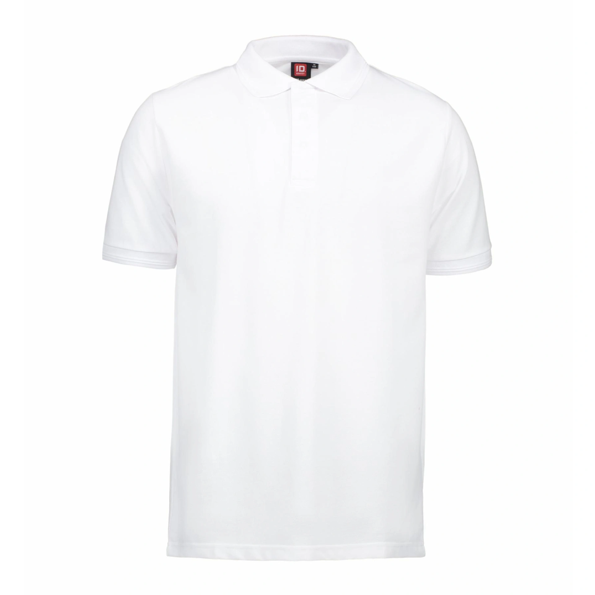 Футболка поло чоловіча PRO Wear на кнопках - Білий / 3XL