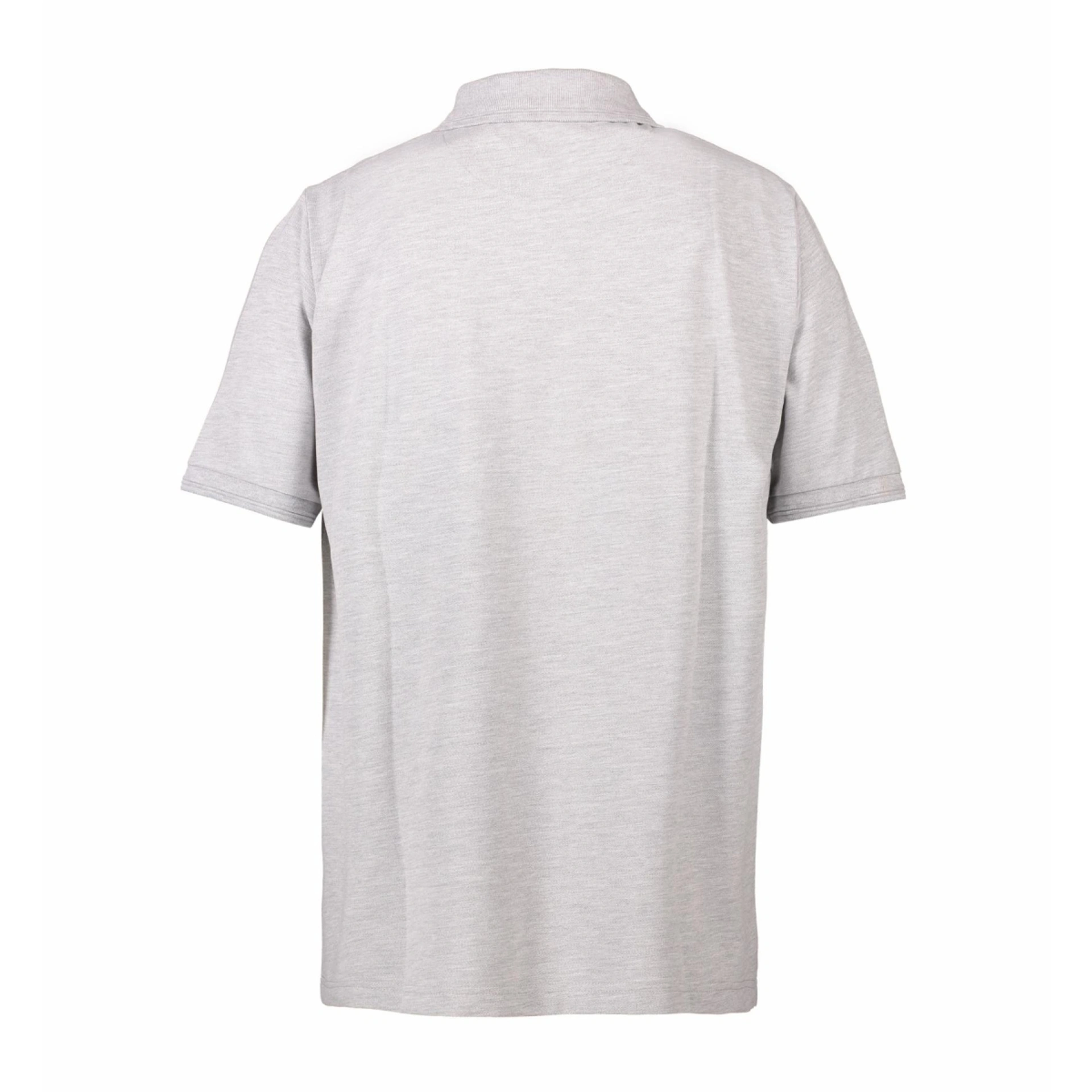 Футболка поло чоловіча PRO Wear на кнопках - Сірий меланж / 3XL