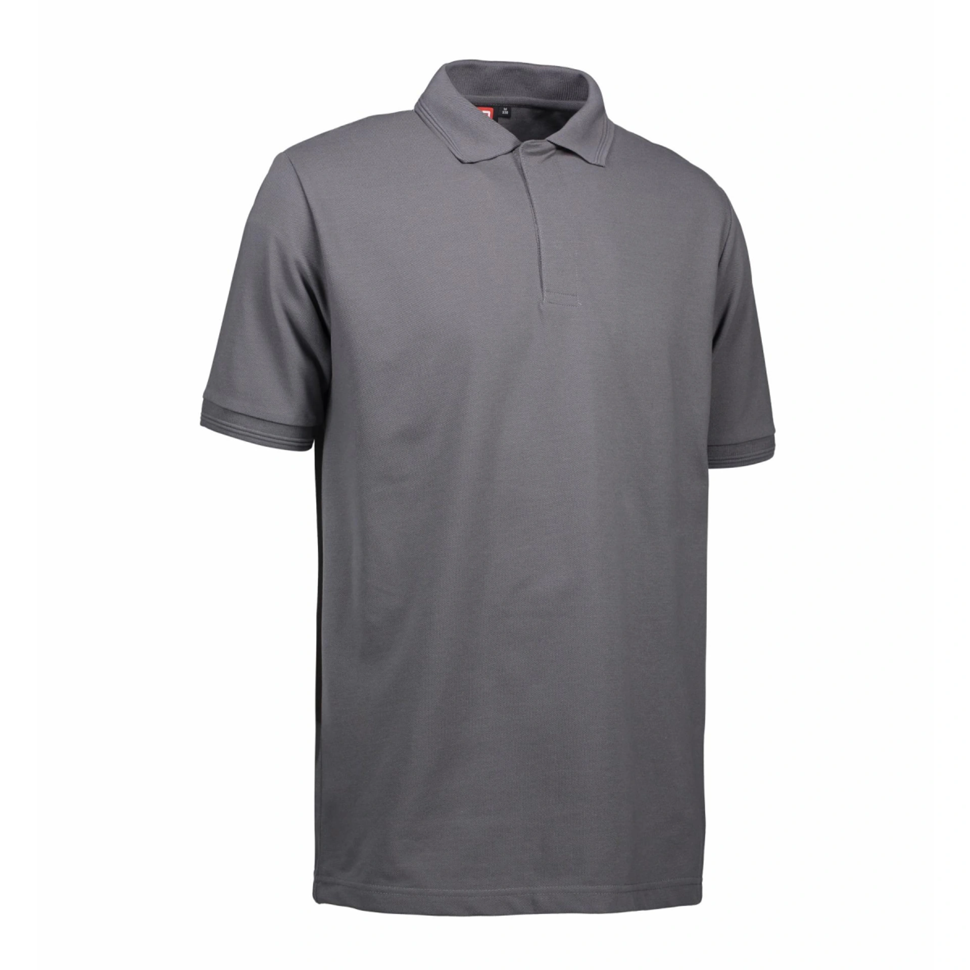 Футболка поло чоловіча PRO Wear на кнопках - Сріблясто-сірий / 3XL