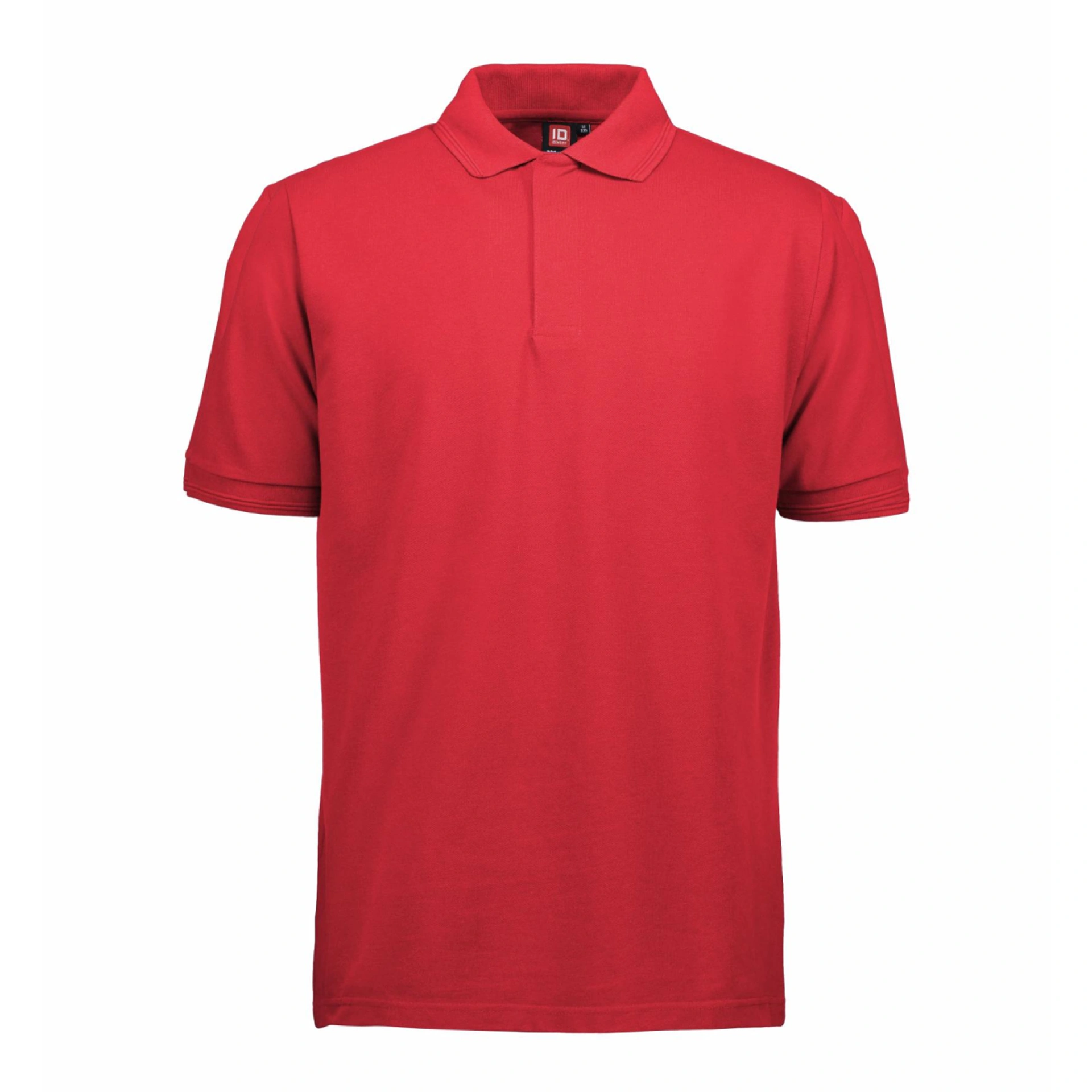 Футболка поло чоловіча PRO Wear на кнопках - Червоний / 3XL
