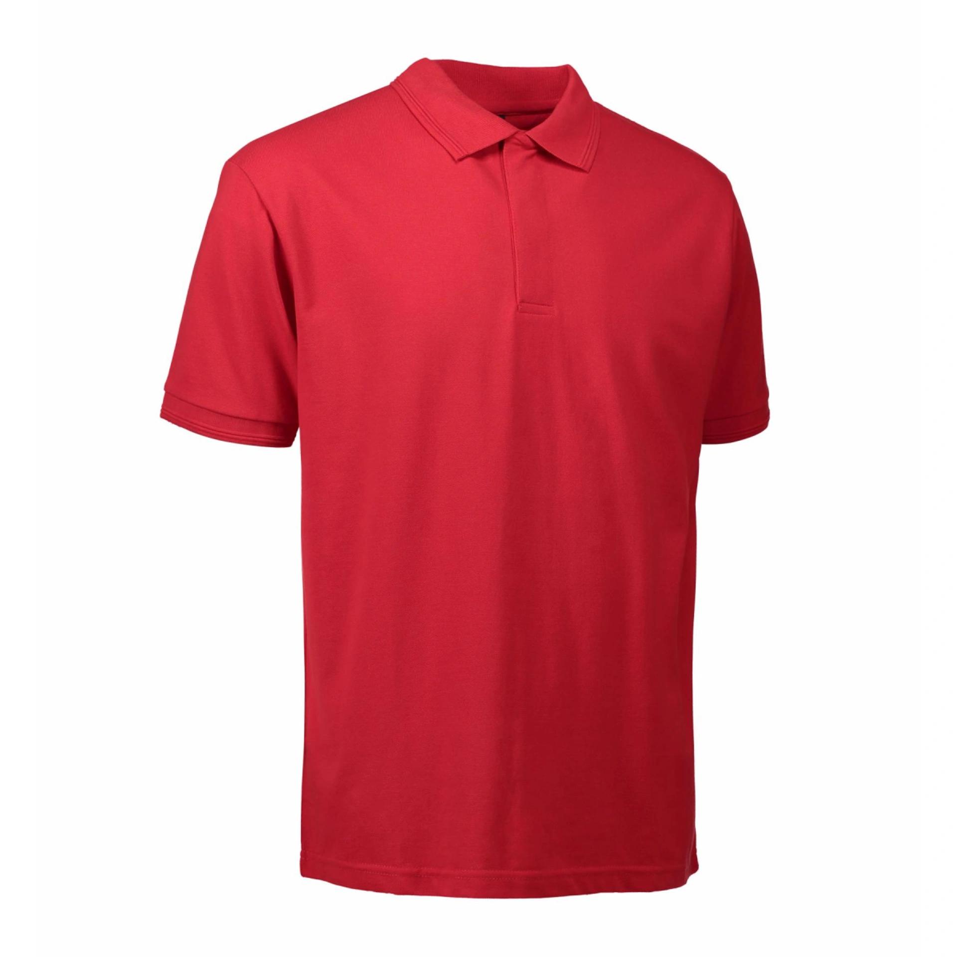 Футболка поло чоловіча PRO Wear на кнопках - Червоний / 3XL