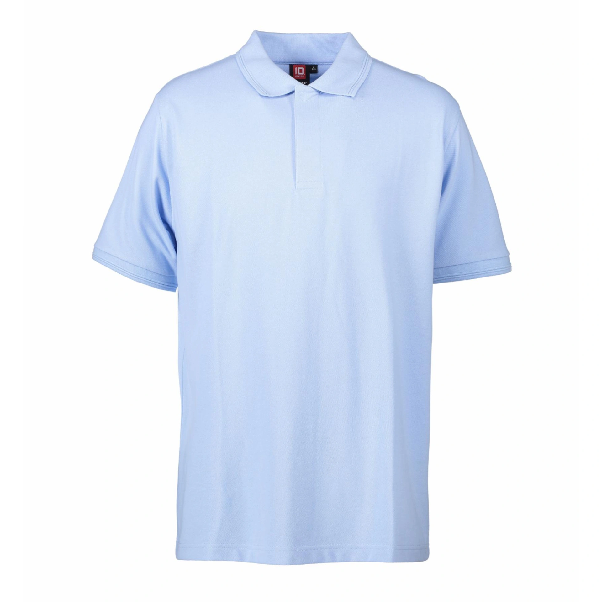 Футболка поло чоловіча PRO Wear на кнопках - Світло-синій / 3XL