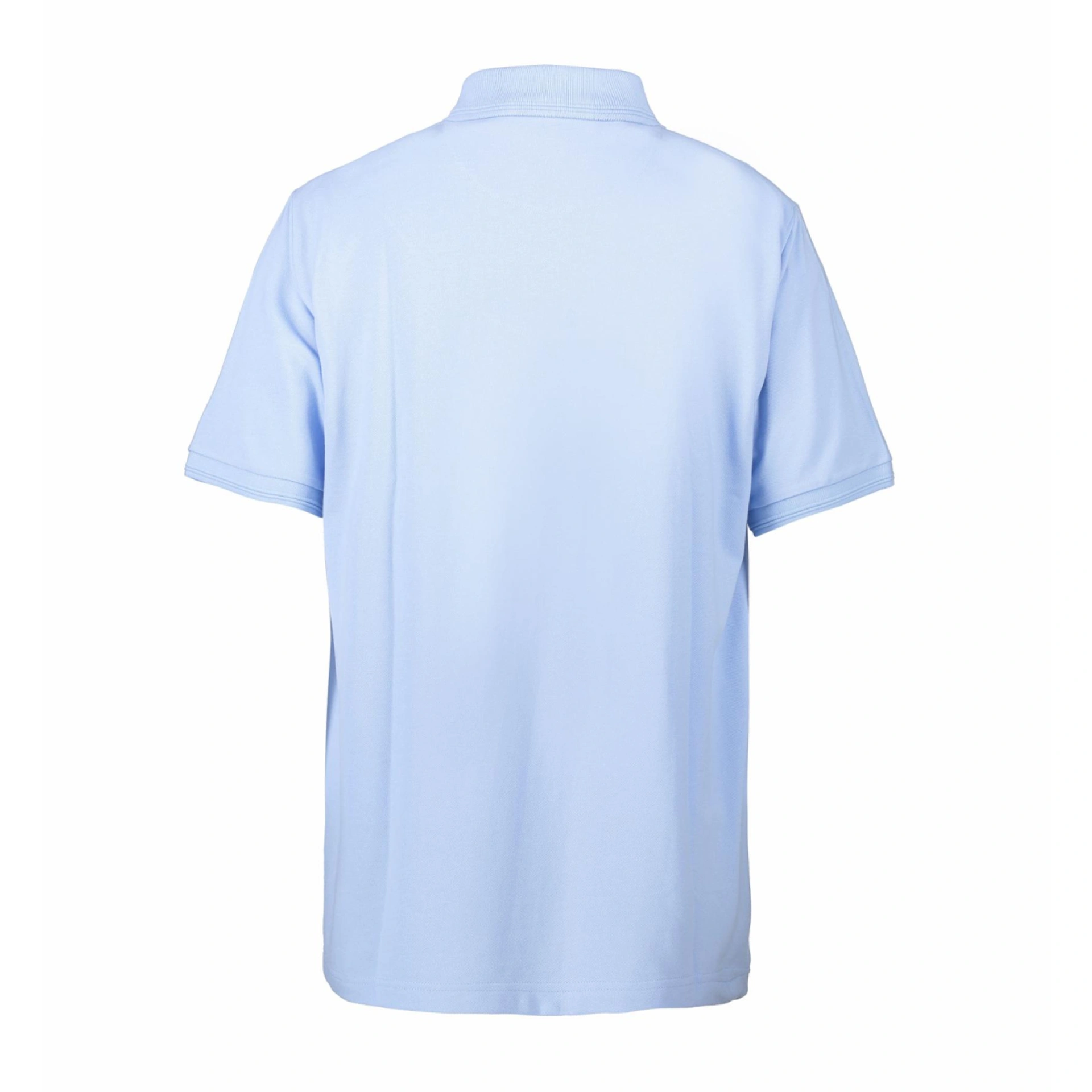 Футболка поло чоловіча PRO Wear на кнопках - Світло-синій / 3XL