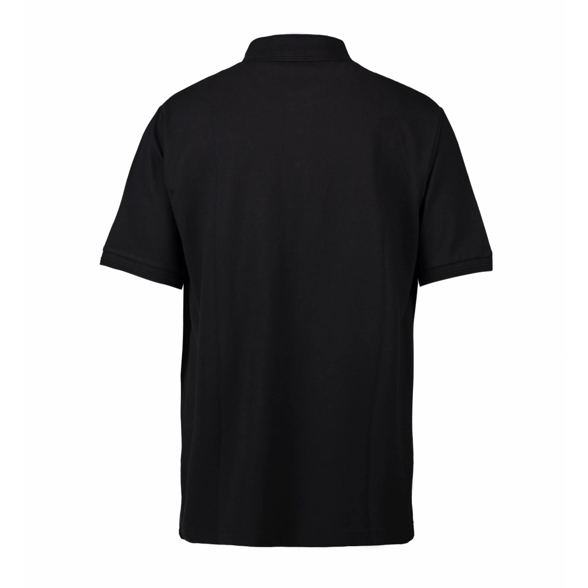 Футболка поло чоловіча PRO Wear на кнопках - Чорний / 3XL