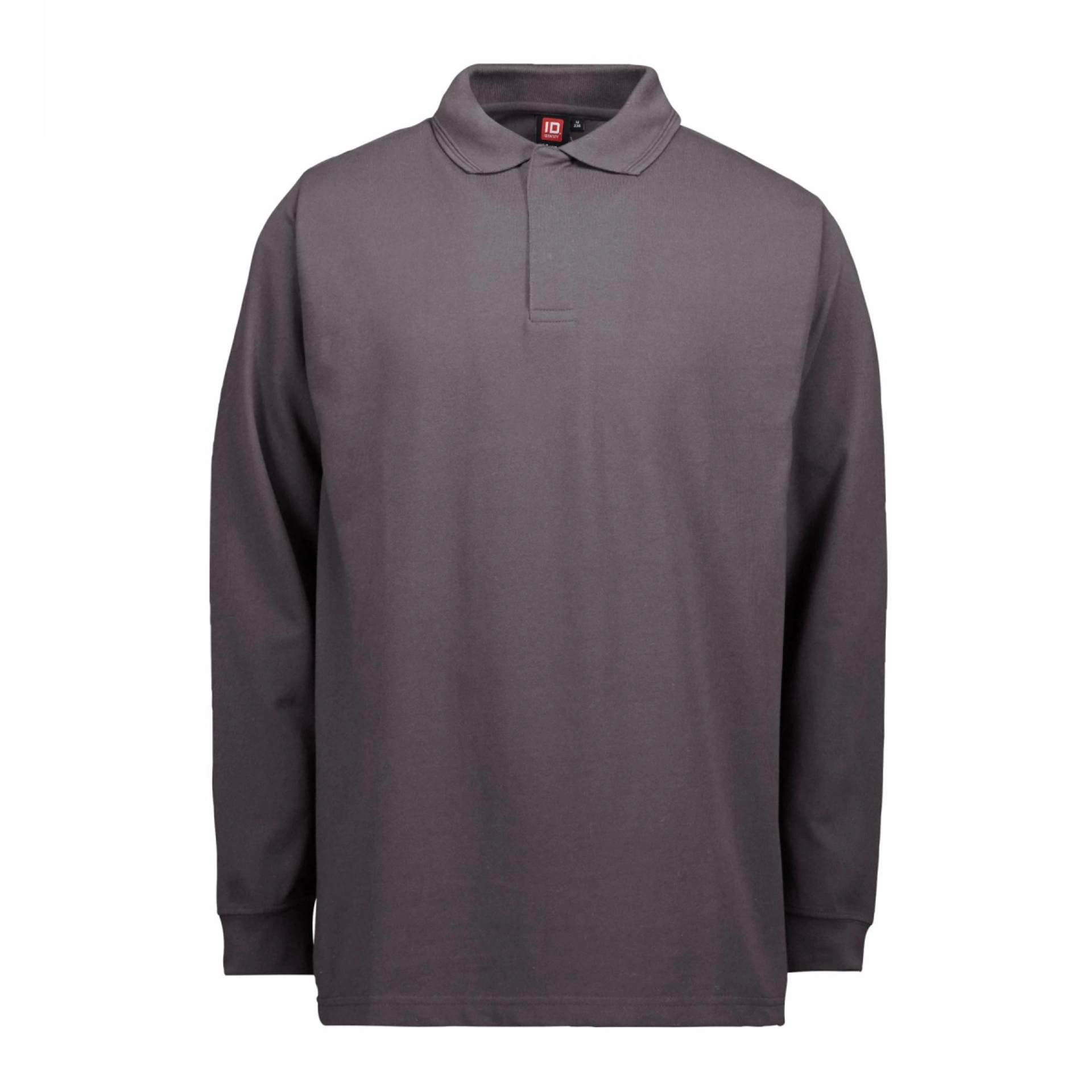 Лонгслів поло чоловічий PRO Wear на кнопках - Сріблясто-сірий / 3XL