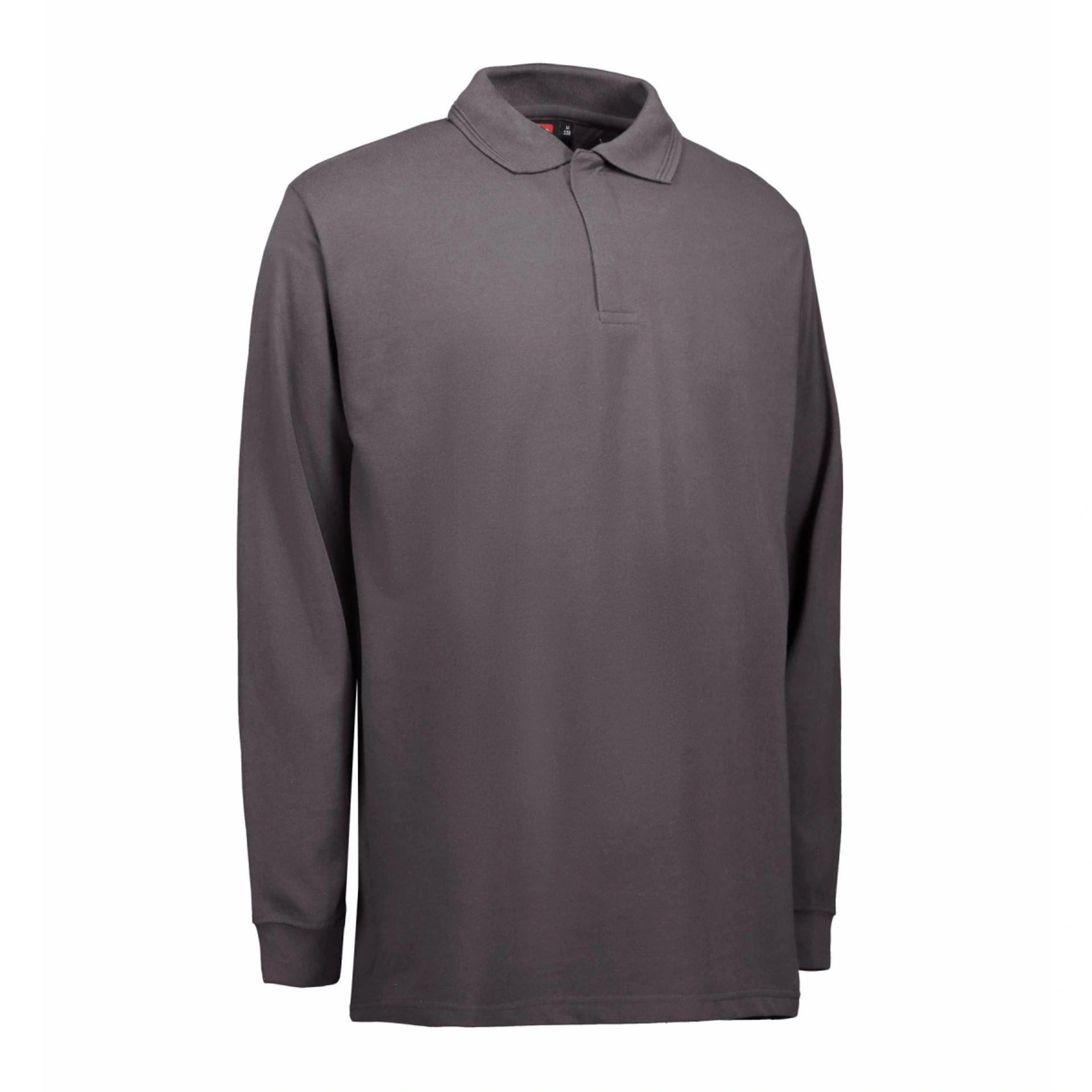 Лонгслів поло чоловічий PRO Wear на кнопках - Сріблясто-сірий / 3XL