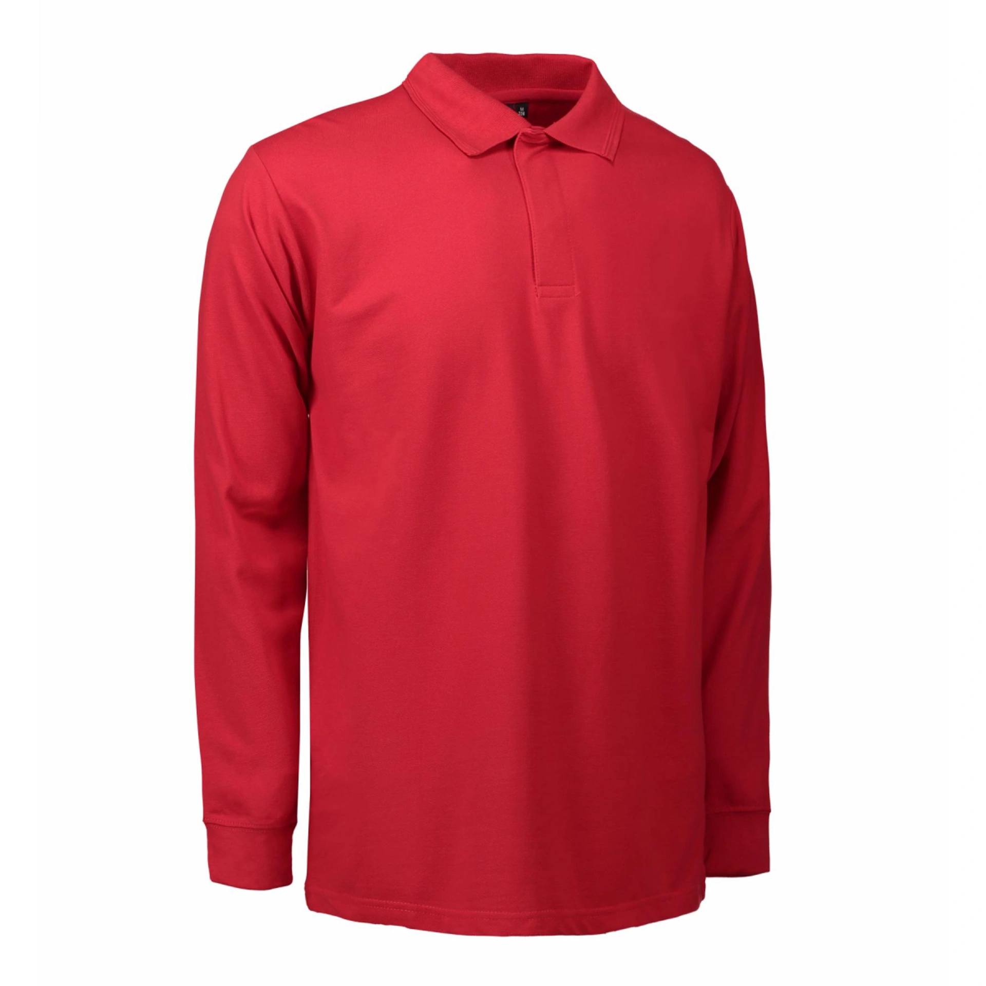 Лонгслів поло чоловічий PRO Wear на кнопках - Червоний / 3XL